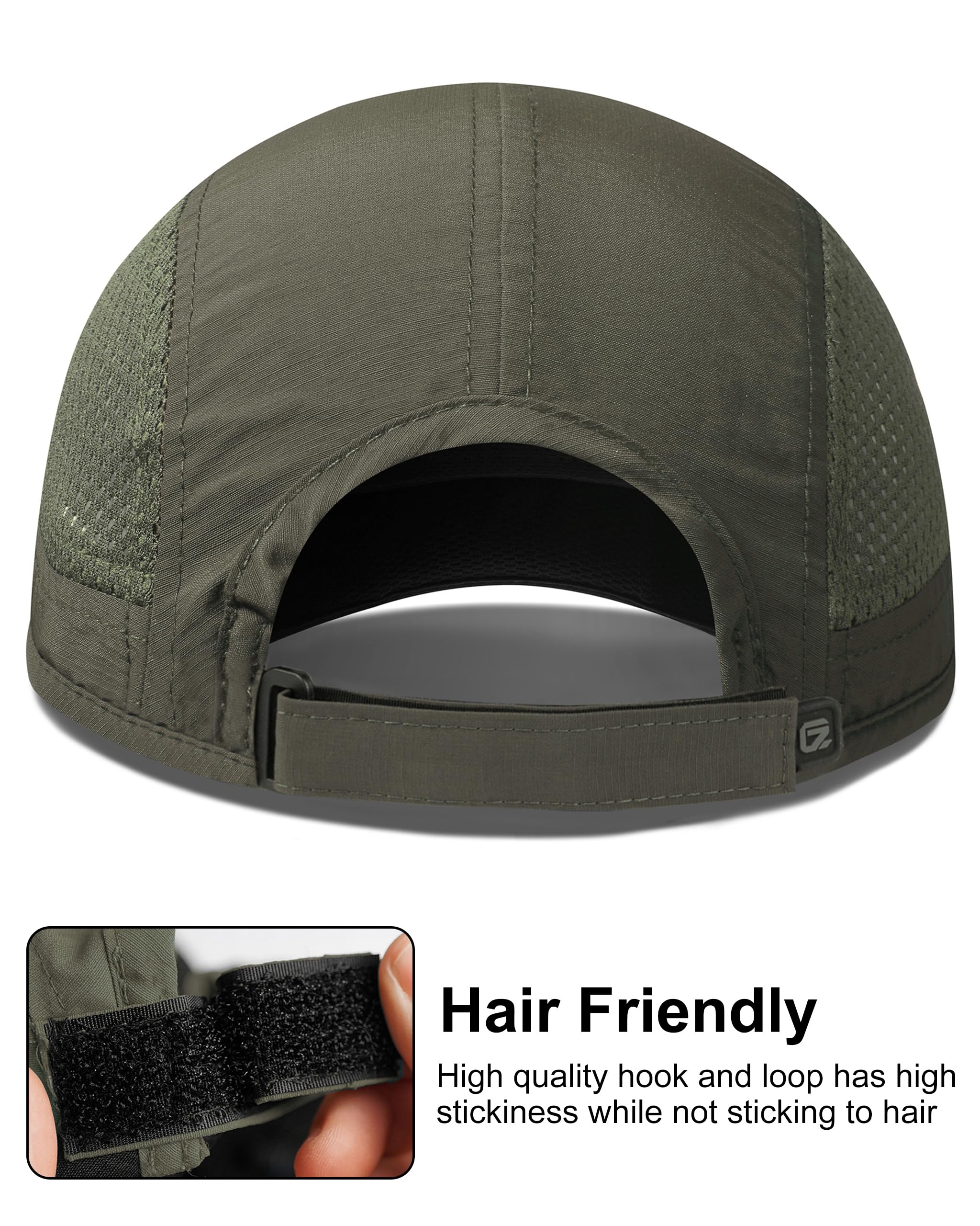 GADIEMKENSD Mens Folding Outdoor Hat Long Brim UPF 50+ Sun Protection