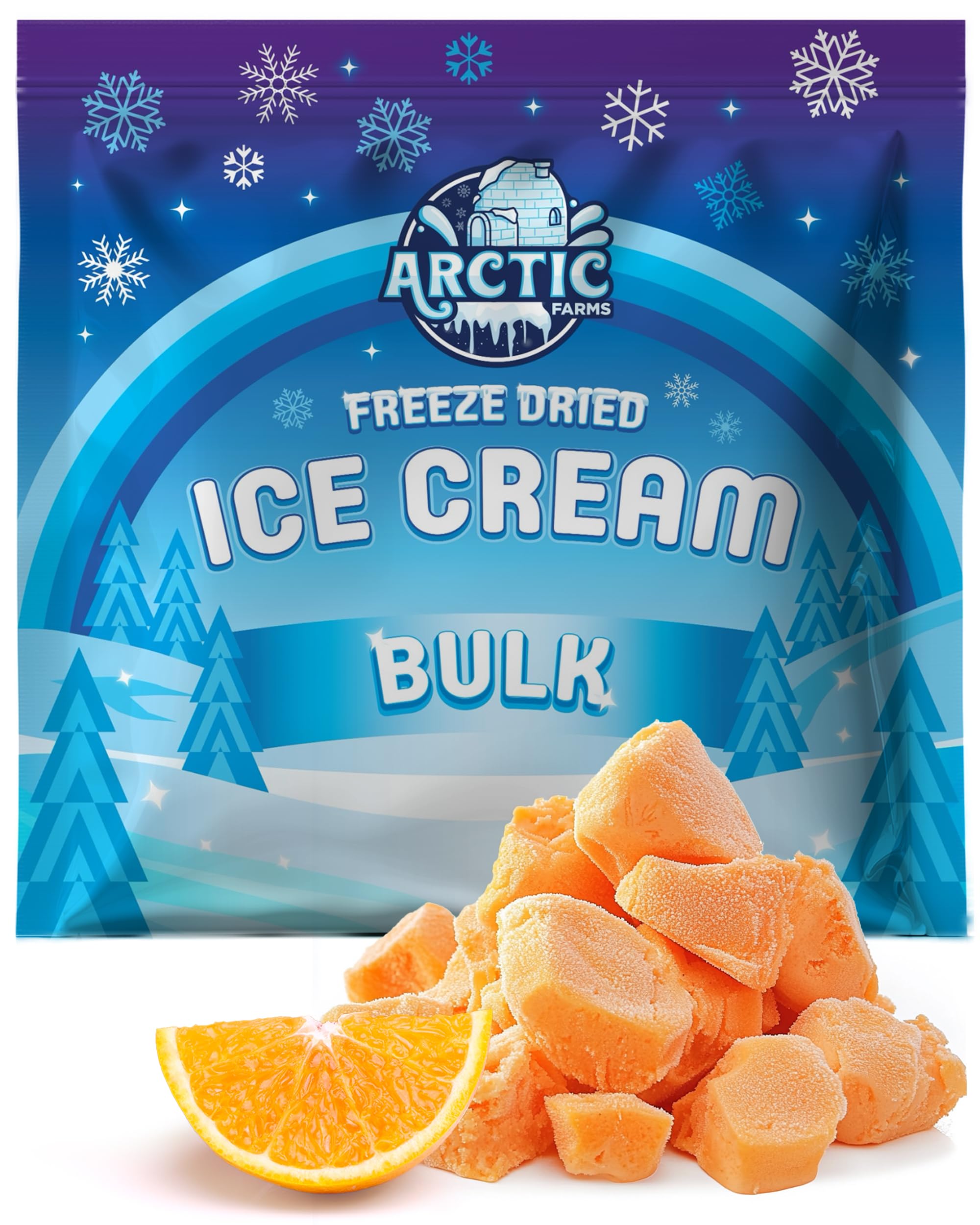 Arctic Farms Freeze Dried Ice Cream Bits Bagged and Boxed - Does Not Melt (1lb, S'mores)
