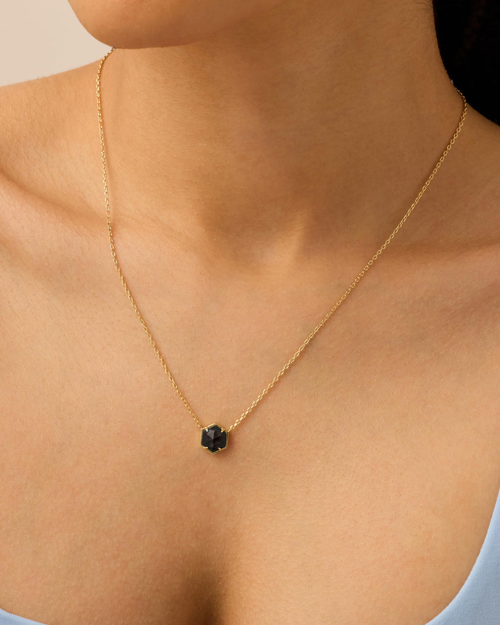 PAVOI 14K Gold Plated Gemstone Pendant Necklace | Dainty Chain Necklaces for Women | Amethyst, Onyx, Green Fluorite, Labradorite, Pearl, Rose Quartz, Agate, Sodalite, Turquoise Gemstone Pendants