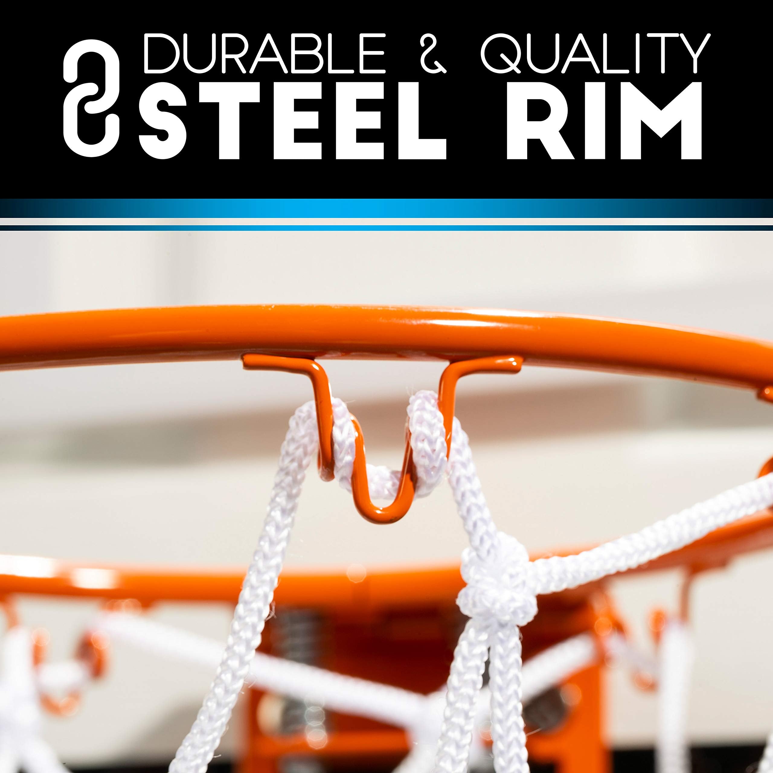 Franklin Sports Mini Basketball Hoops-Indoor Over The Door Mini Hoop+Basketball Sets-Perfect Accessory for Bedroom+Office