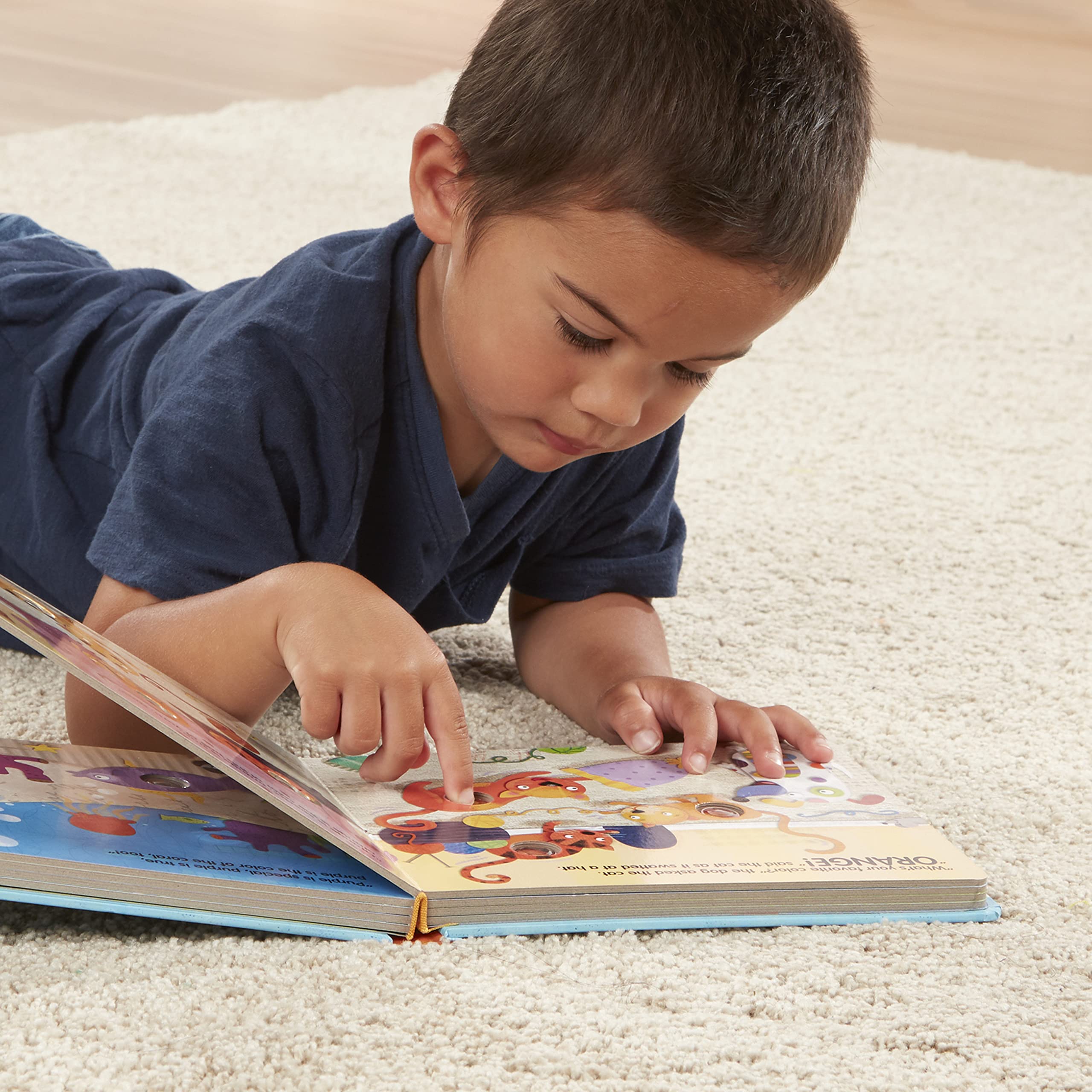 Melissa & Doug Poke-a-Dot! What’s Your Favorite Color? Interactive Children's Board Book with Buttons to Pop, Educational Sensory Toy for Toddlers & Preschoolers Ages 3+ - FSC Certified