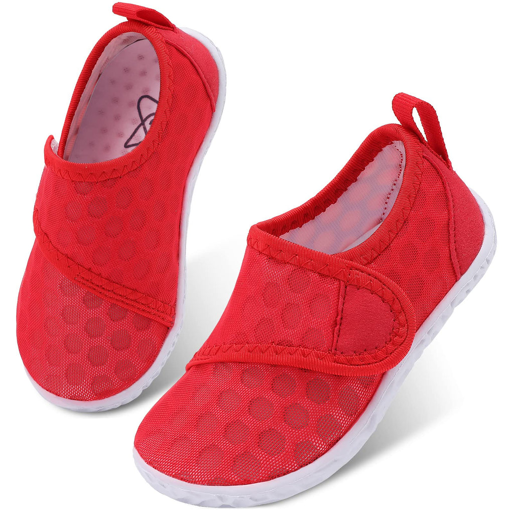 LeIsfIt Toddler Water Shoes Boys Girls Barefoot Aqua Socks Kids Breathable Quick-Dry Swim Shoes for Beach Pool Surf