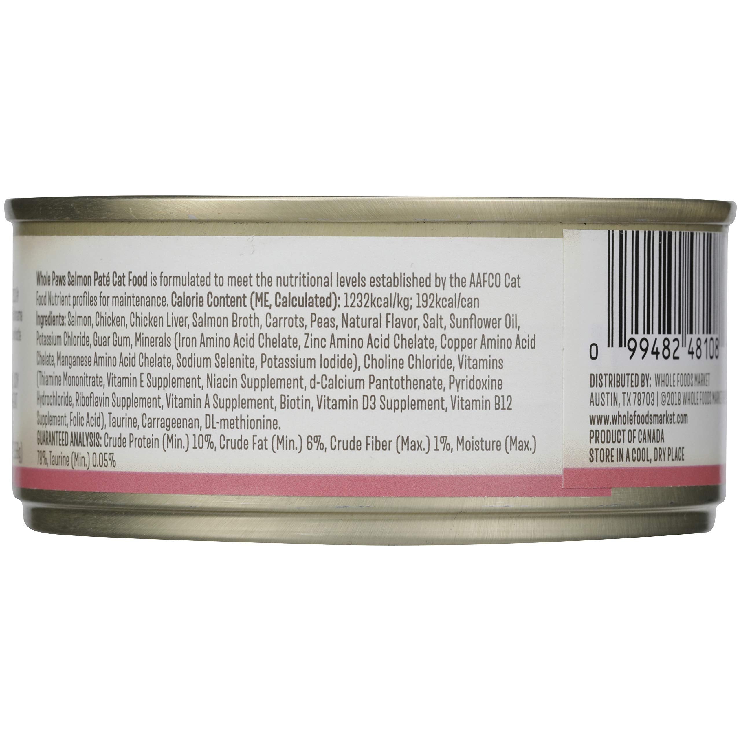 Whole Paws, Grain-Free Wet Cat Food, Chicken Paté, 5.5 Ounce