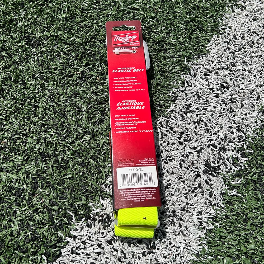 Rawlings | Elastic Game Day Belt | Baseball/Softball | Adult/Youth | Multiple Colors