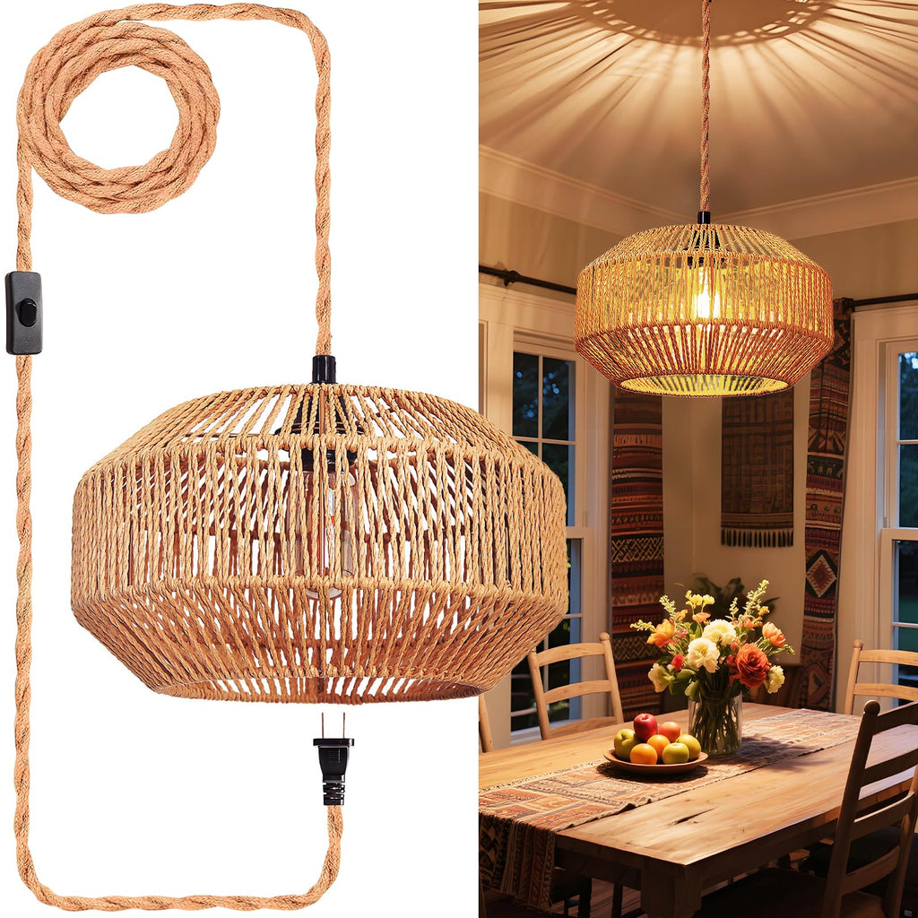 Maliralt Pendant Light Hanging Lights Fixture - Adjustable Hanging Lamps with Black Metal Diamond Shade for Kitchen Island, Dining Room Over Table, Breakfast Corner, Farmhouse Home Decor - 1 Pack