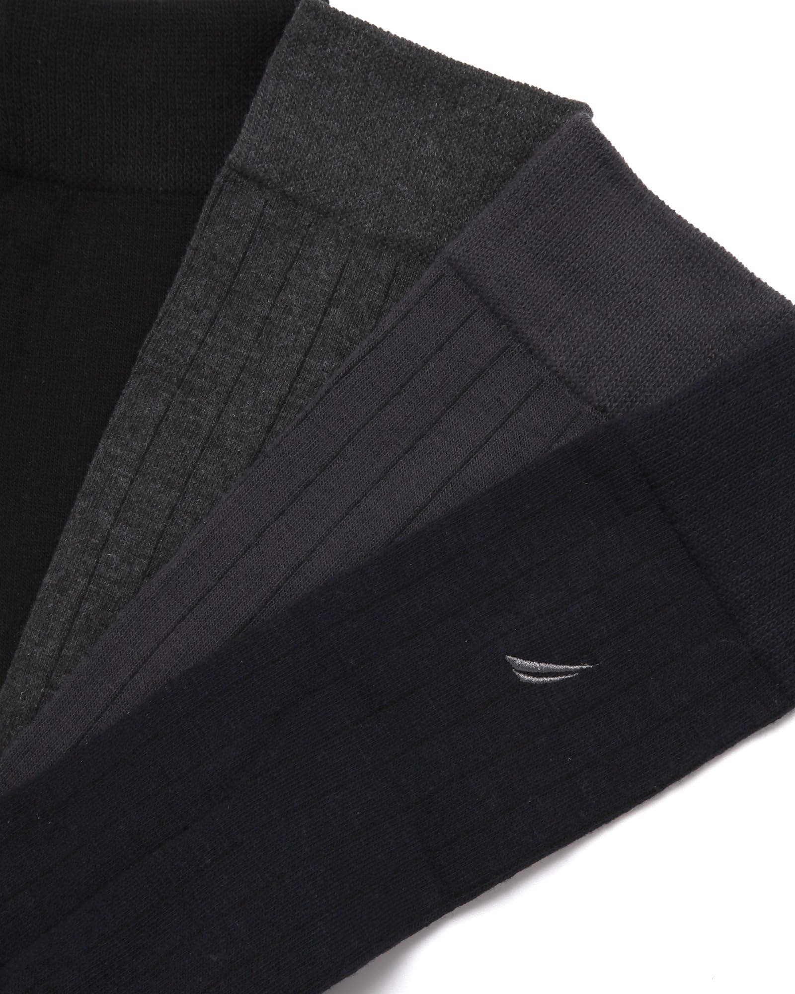 Nautica Mens Dress Socks - 5 Pack Breathable Comfort Stretch Crew-Length Work Socks for Men for Business Formal Wear (6-12.5)