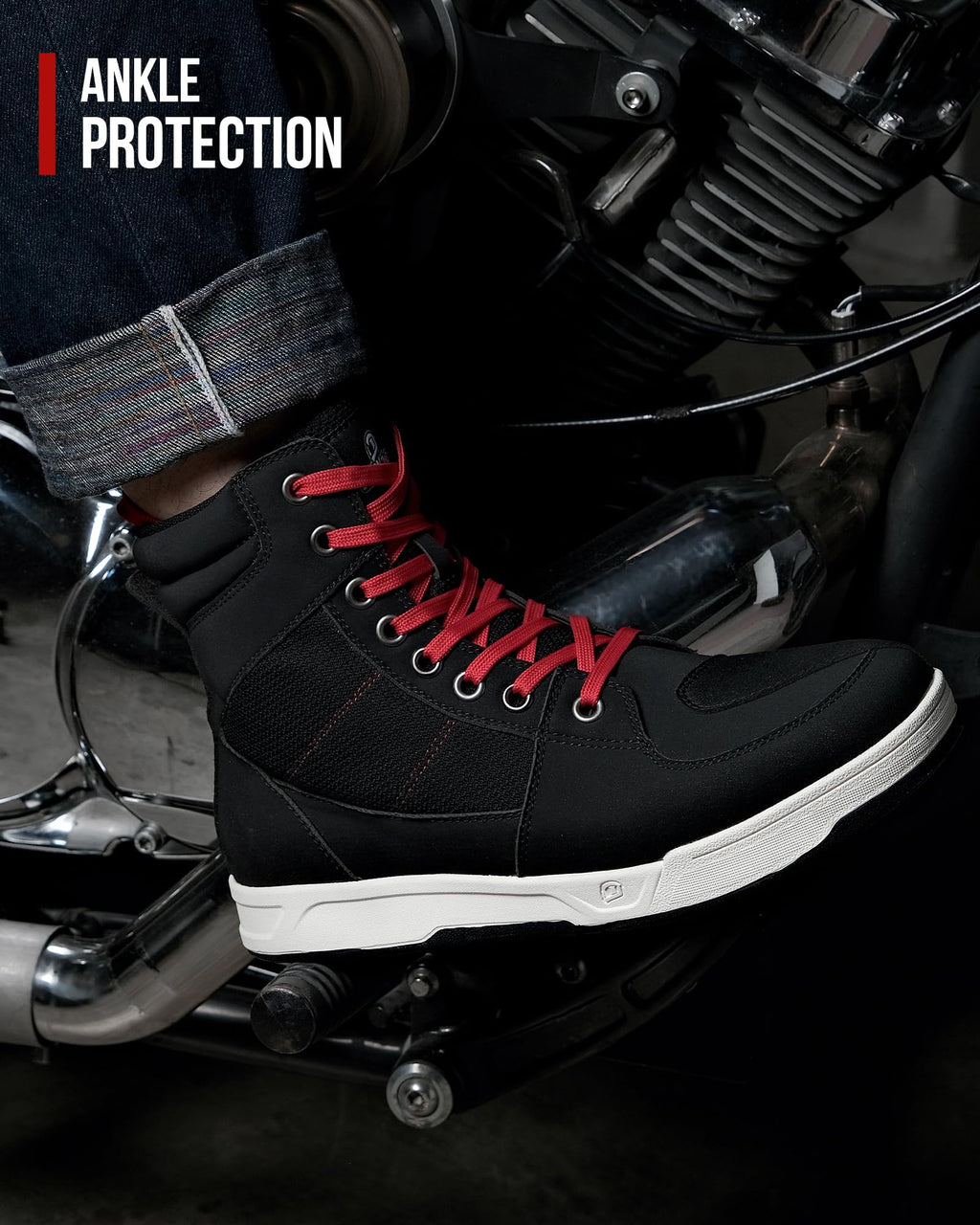 Zapatos para motociclismo Road Street Motocross. Botas de protección para hombres, zapatos para deportes, transpirables y casuales.