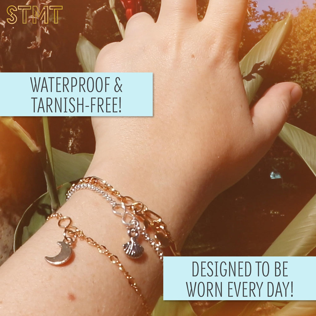 STMT D.I.Y. Hand Stamped , DIY Personalized Stamp Jewelry, Great Teenage Birthday Gift, Unique Handmade Jewelry & Name Plates, Bead Kits for Kids, Teens & Adults Ages 14+