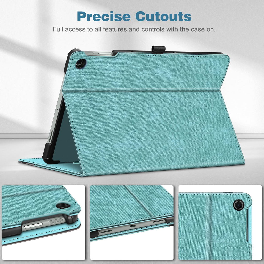 Fintie Case for Google Pixel Tablet 11 Inch 2023 Release, Multi-Angle Viewing Protective Stand Cover with Pocket & Pencil Holder Compatible with Charging Speaker Dock, Gray