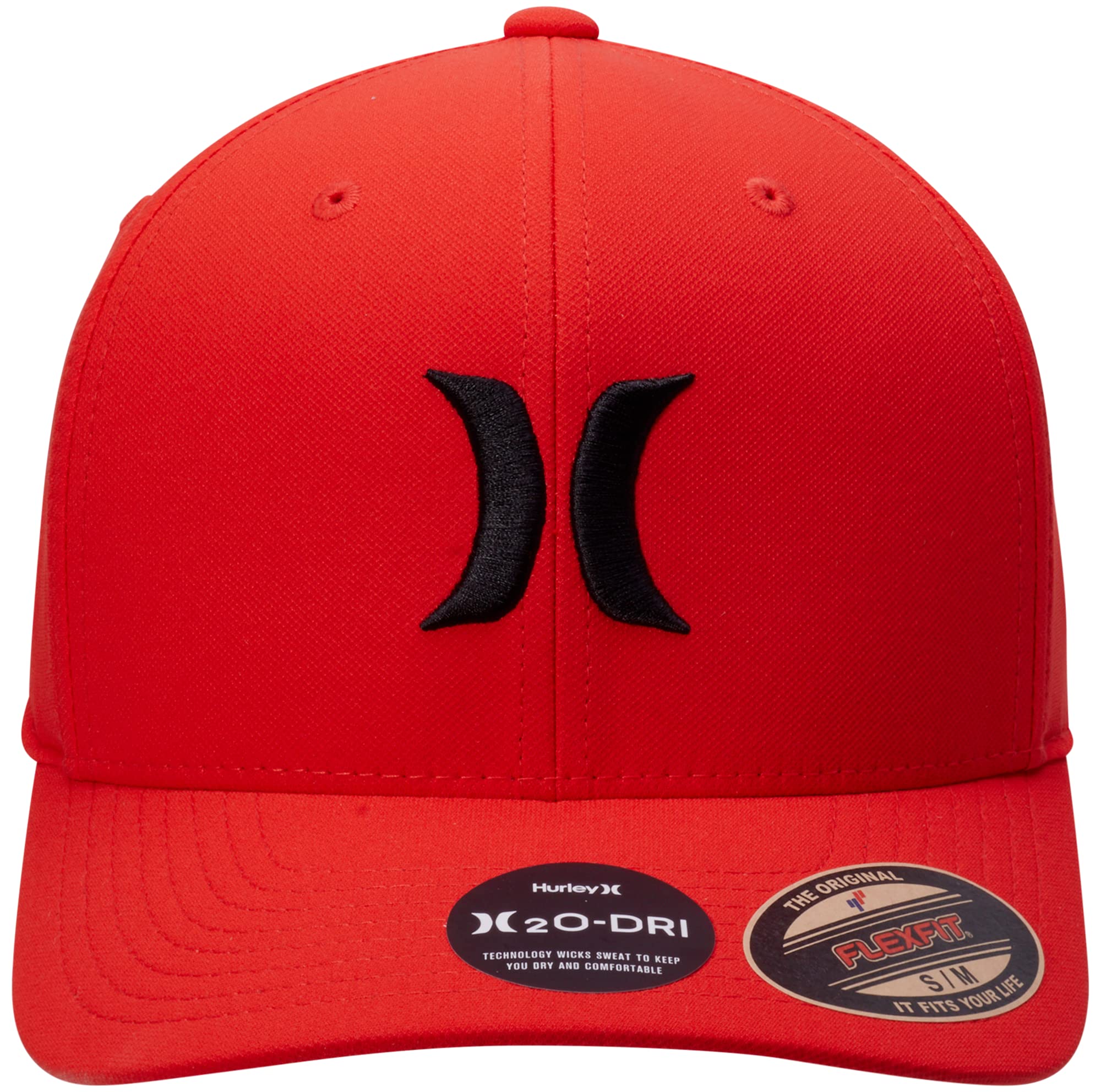 Hurley Men's Caps - One & Only Flexfit Baseball Cap - Fitted Hats for Men (S-XL)