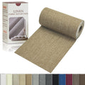 Gheeidau Linen Repair Tape 4x70 Inch Self-Adhesive Couch Patch Repair Fabric Patch for Furniture,Sofas,Cushion,Chairs,Bags,Linen Goods(Beige)