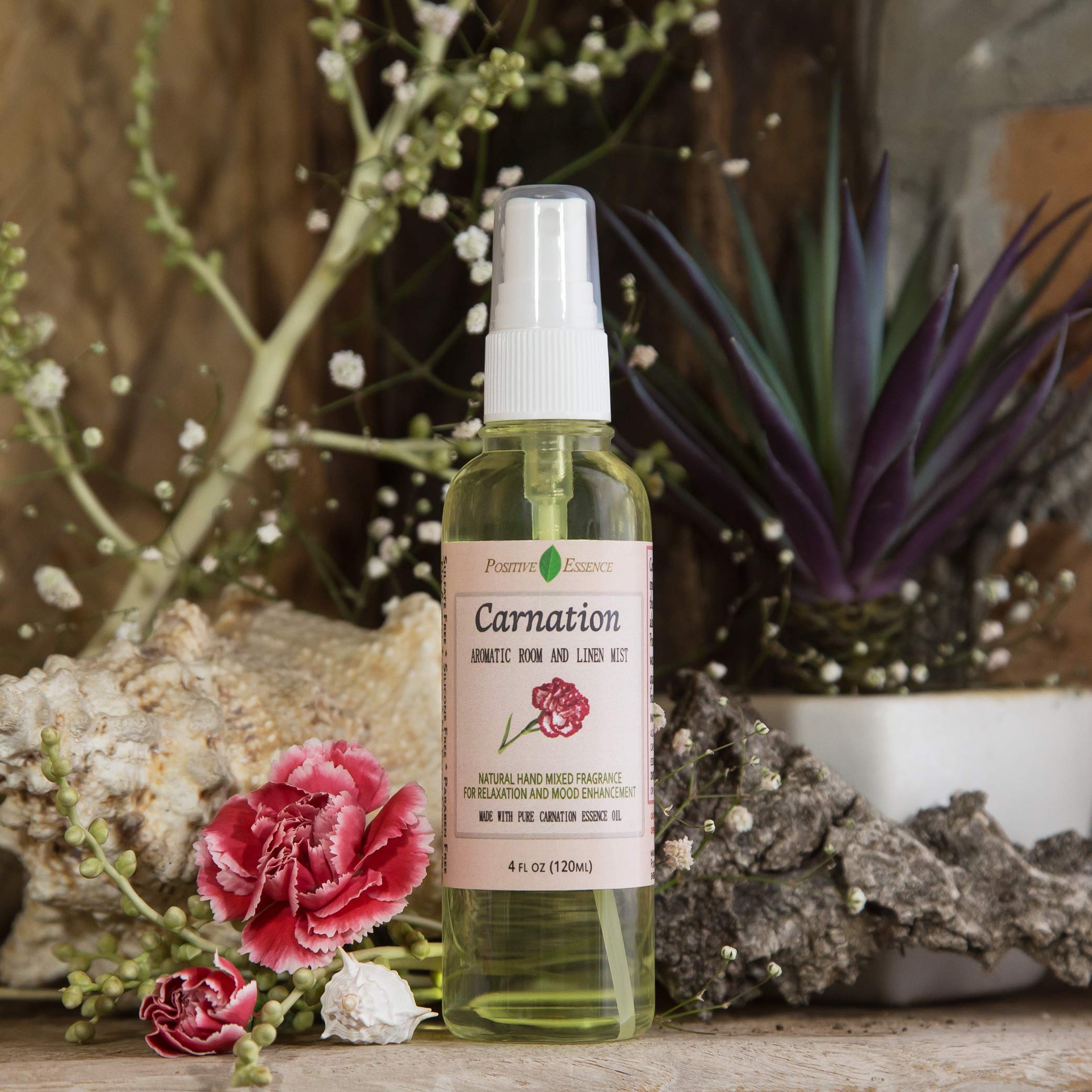 Linen and Room Spray Gift Set, (Lavender, Lemongrass, Rose, & Peppermint), Natural Air Freshener Made with Pure Essential Oils & Minimal Ingredients, Perfect Bathroom Spray or Room Mist, 4-Pack