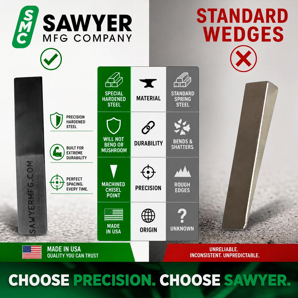 Sawyer Mfg Company 4" Welding Wedge – Precision Steel for Pipe Fitting and Metalwork for Accurate Gap Adjustment, Ideal for Pipefitters, TIG, Ironworkers, Gutter Installation and Metal Spacers – Small