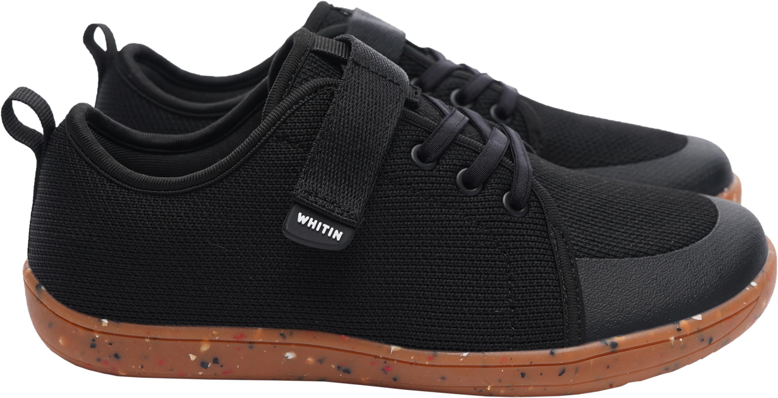 WHITIN Little/Big Kid Barefoot Shoes | Boys/Girls Lace-up Minimalist Sneakers | Wide Toe Box | Natural Flexible Fit