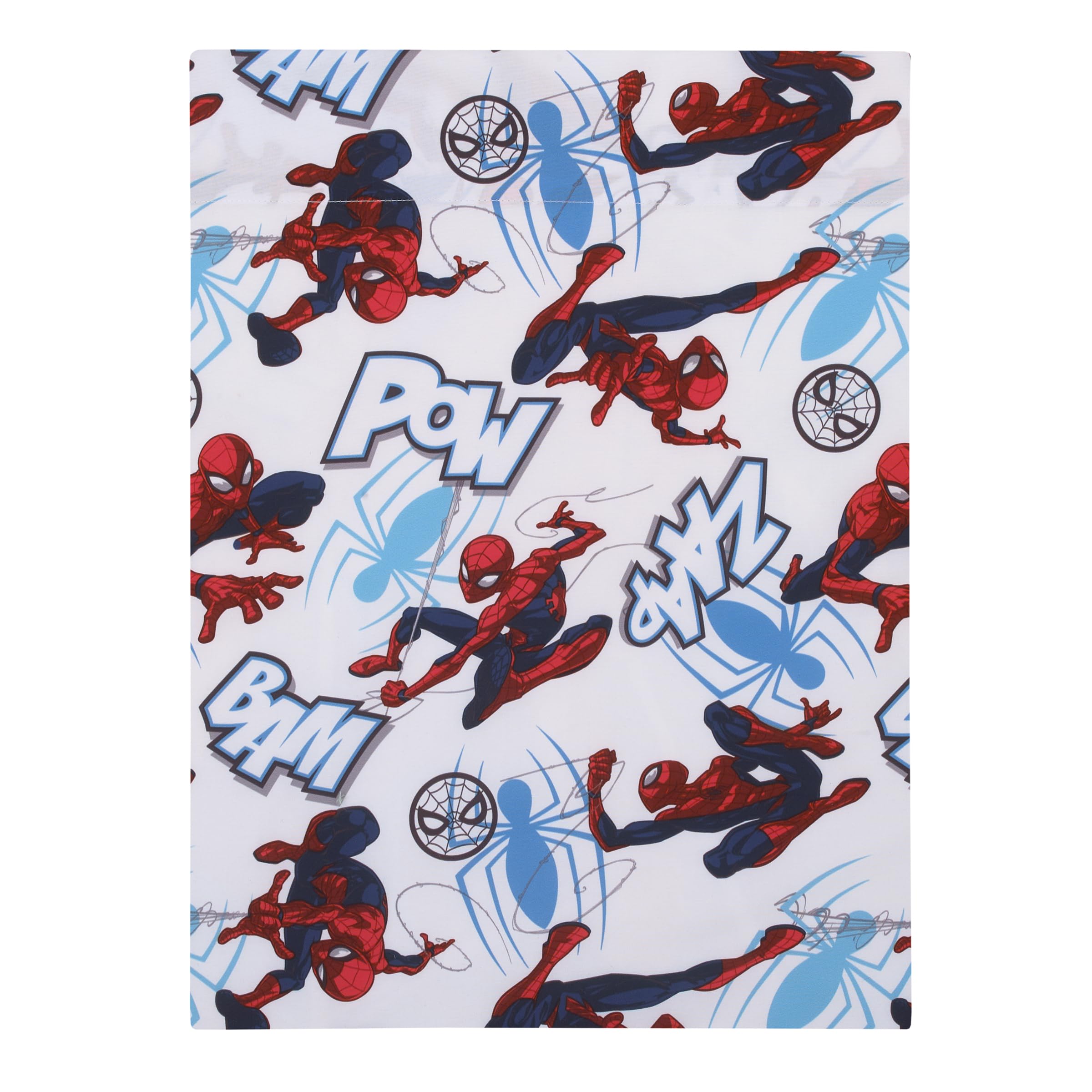 NoJo Marvel The Avengers I Am A Hero Blue, Green, Red, and Yellow 4 Piece Toddler Bed Set - Comforter, Fitted Bottom Sheet, Flat Top Sheet, and Reversible Pillowcase