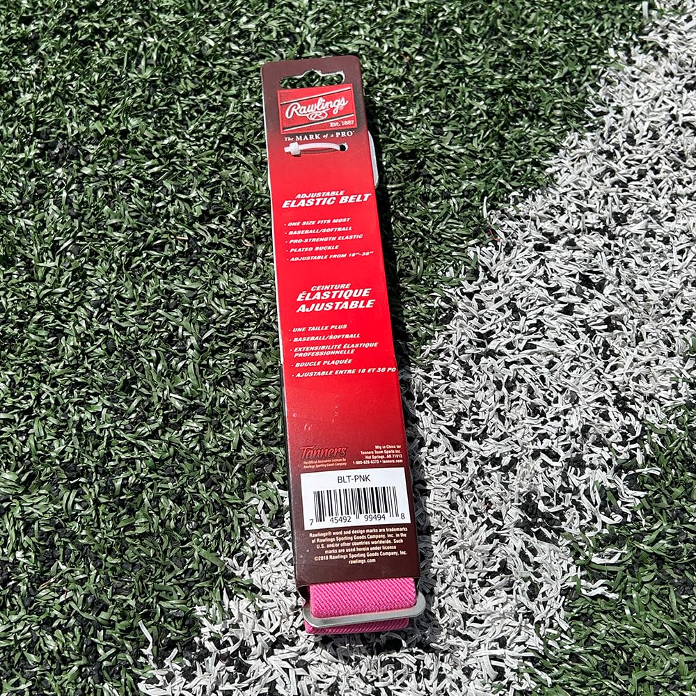 Rawlings | Elastic Game Day Belt | Baseball/Softball | Adult/Youth | Multiple Colors