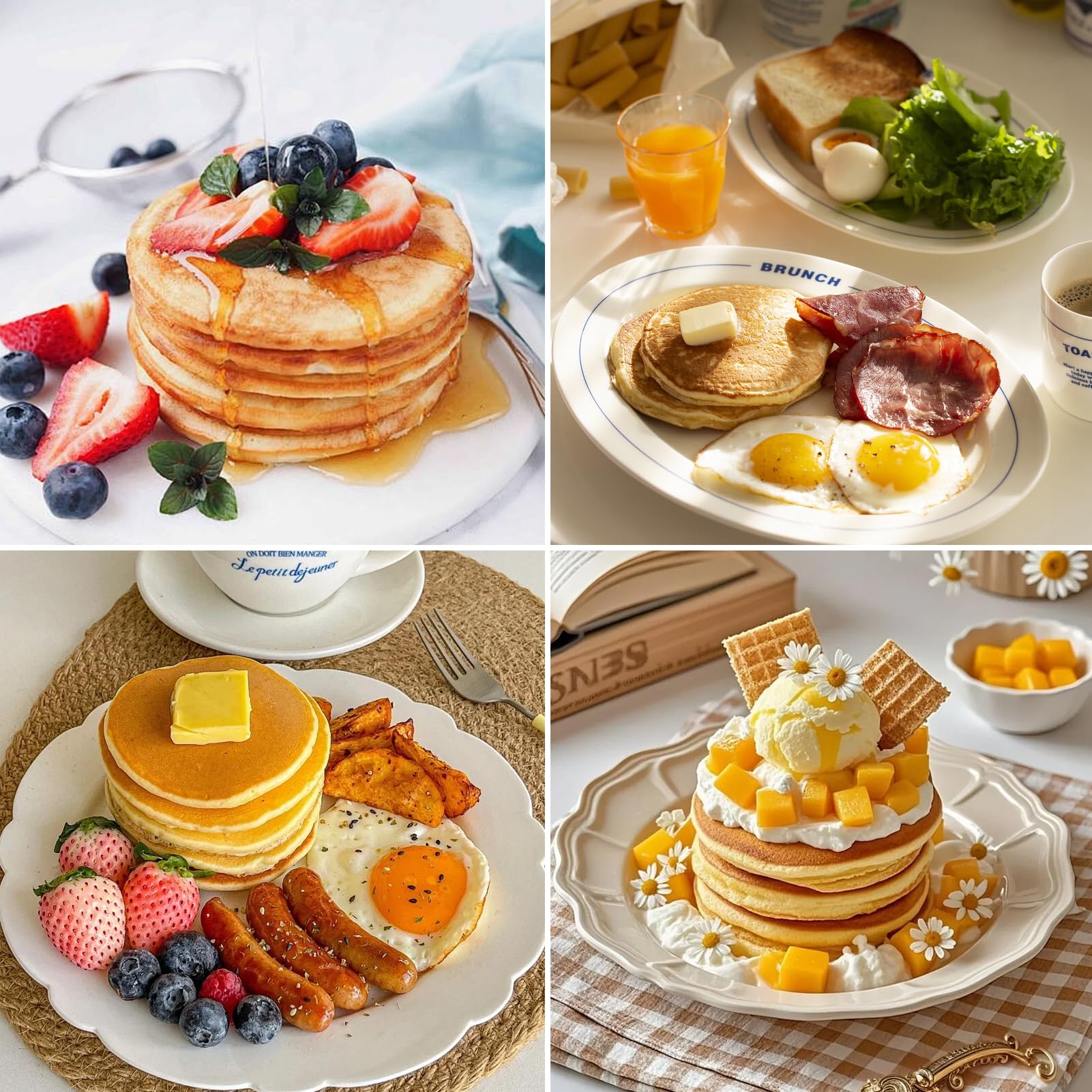 RICHSC-PAN Stainless Steel Perforated Tart Ring Set, 16 Packs Food-Grade, 3.15 Inches and 2.36 Inches, Suitable for All Kinds of Small Fruit Tart Crusts.