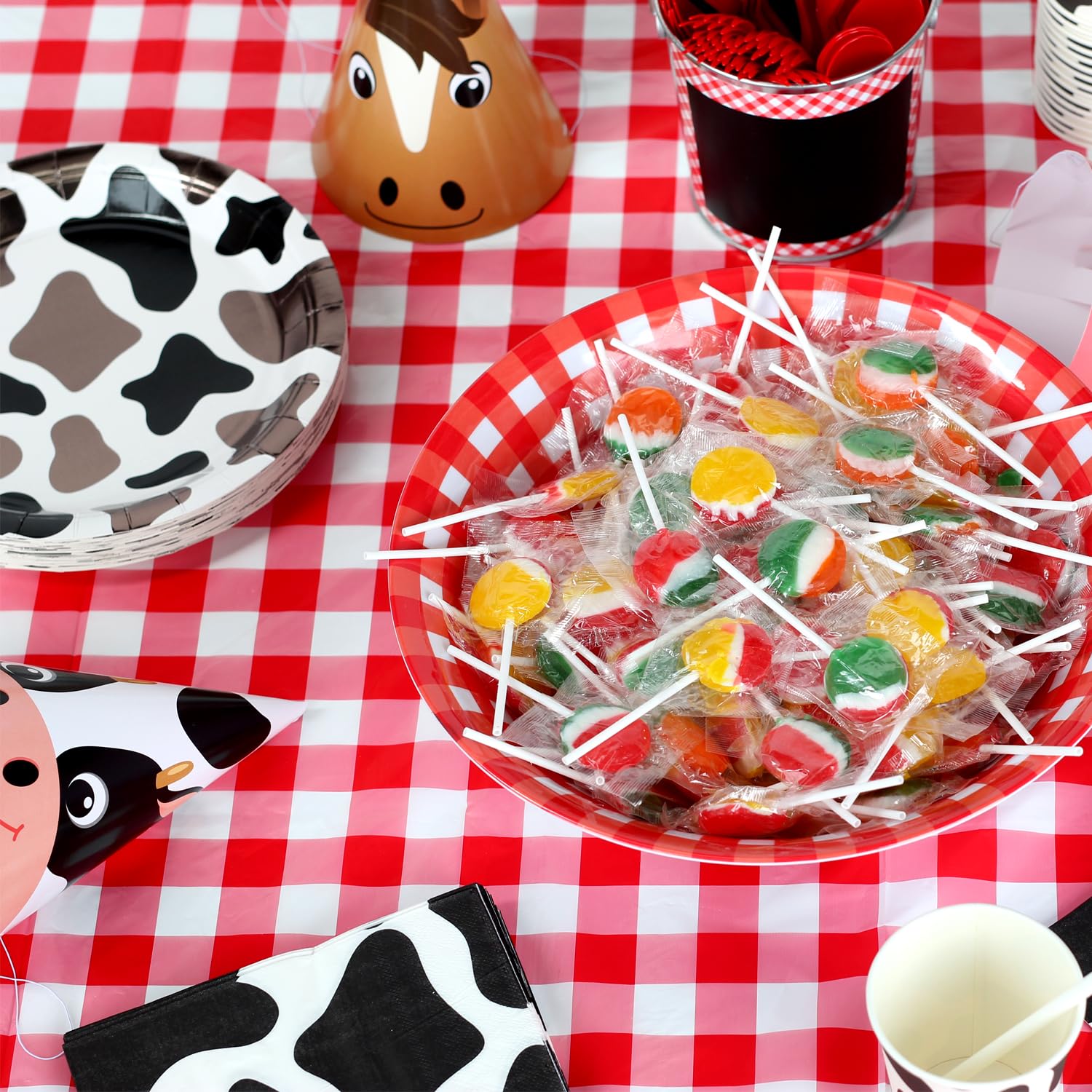 A Great Surprise Classic Lollipops - 3 Pounds - Individually Wrapped Candies - Flat Round Bulk Suckers For Kids, Doctors Office, Schools, Banks