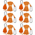 Longer 14ft Retractable Paracord Rope Tie Down Ratchet Strap Small Straps Mini Rope Cam Lock Tent Canopy Tie Down Adjustable Outdoor Windproof Tightener Tensioner Hanger Grow Light 4 Pack 1/8"