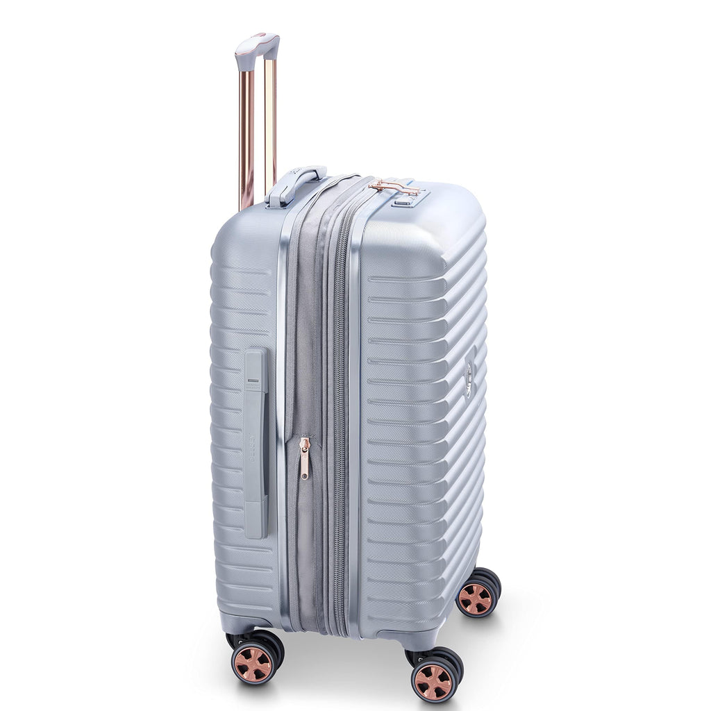 DELSEY PARIS Cruise 3.0 Hardside Expandable Luggage with Spinner Wheels, Black, Carry on 20 Inch