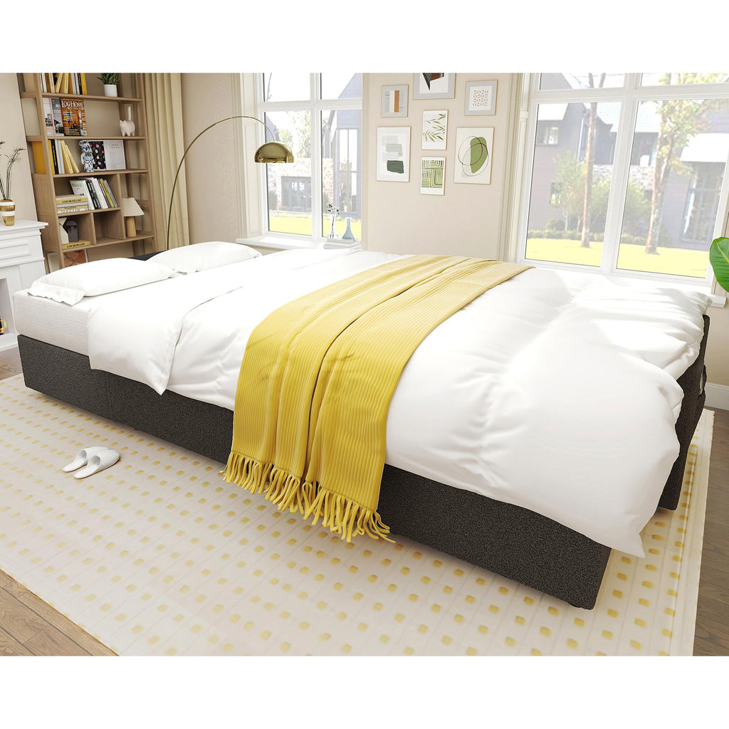 PaPaJet Sofa Bed, Sleeper Sofa with Storage Chaise, L Shaped Sofa with Pull Out Bed, Oversized Sofas for Living Room, Beige