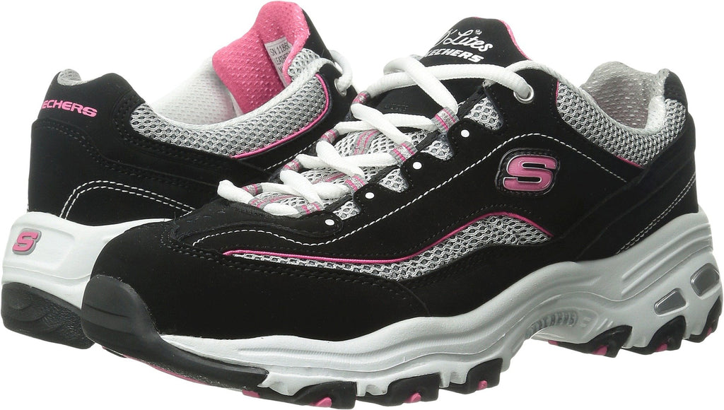 Skechers Women's D'lites Life Saver Memory Foam Lace-up Sneakers