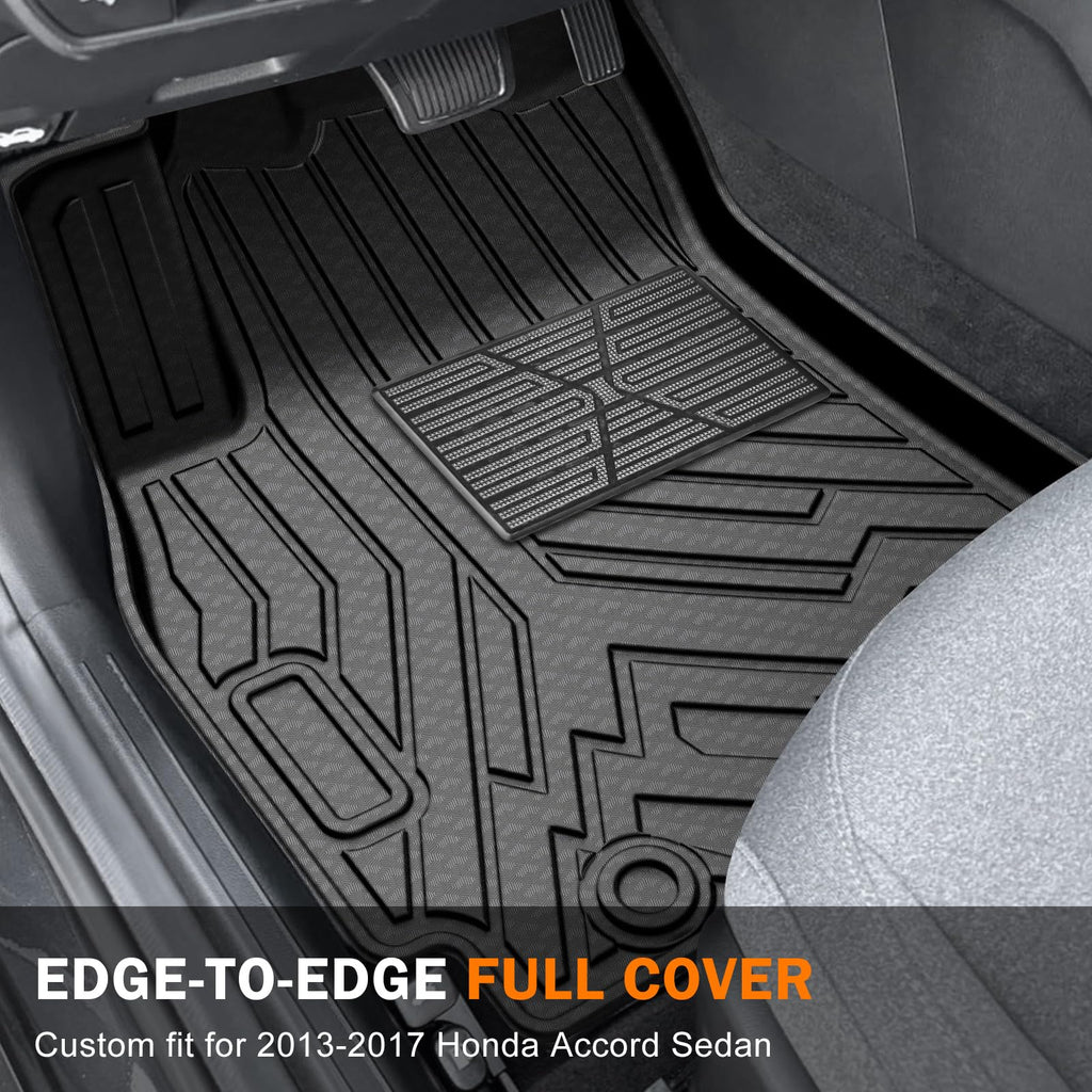 KUST Floor Mats & Trunk Cargo Mat for Toyota RAV4 2019-2025, All Weather Rear Trunk Cargo Liner for RAV4 Accessories TPE Rubber Raised Edge 4PCS