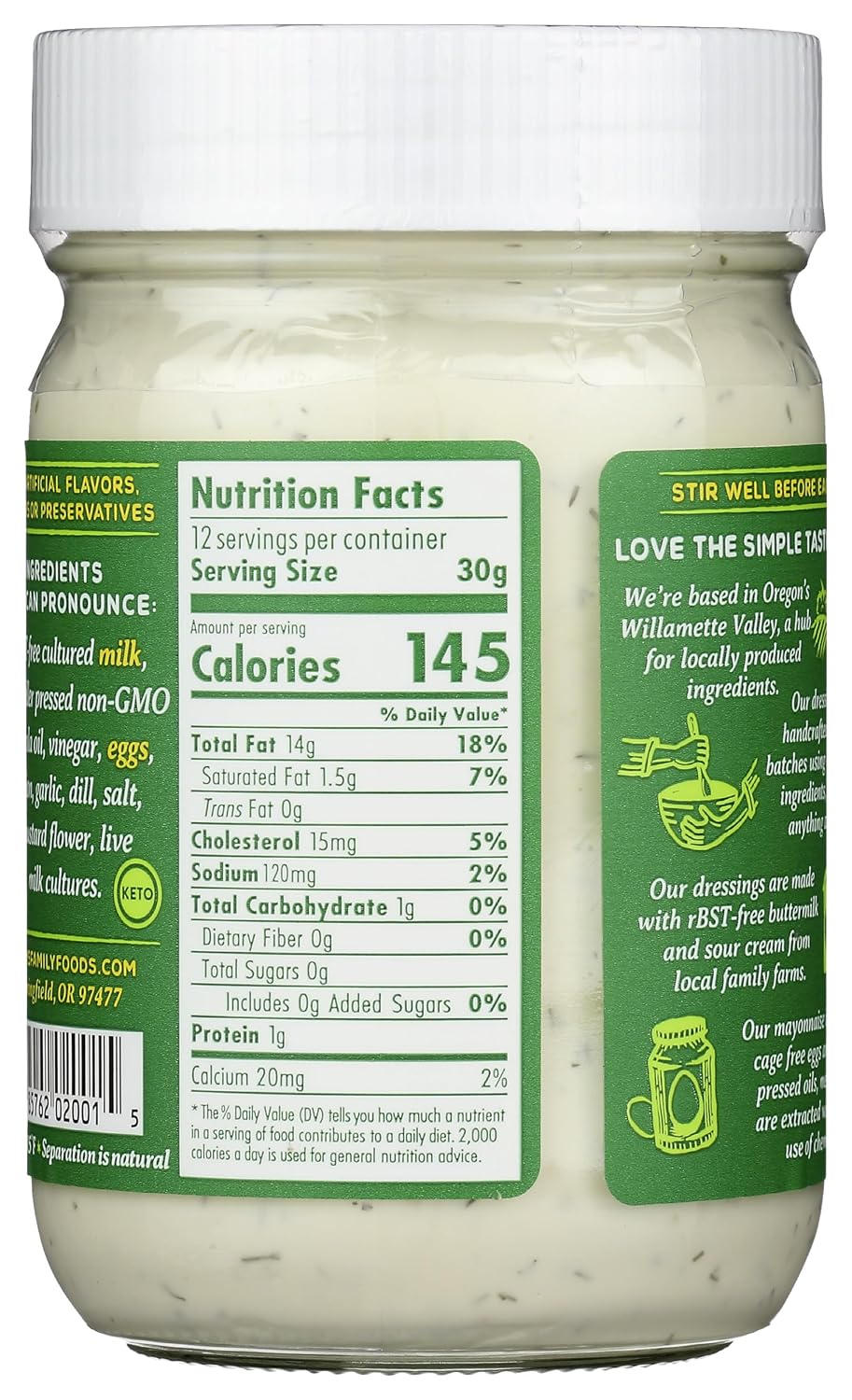 Tobys, Dressing Dip Ranch, 12 Ounce