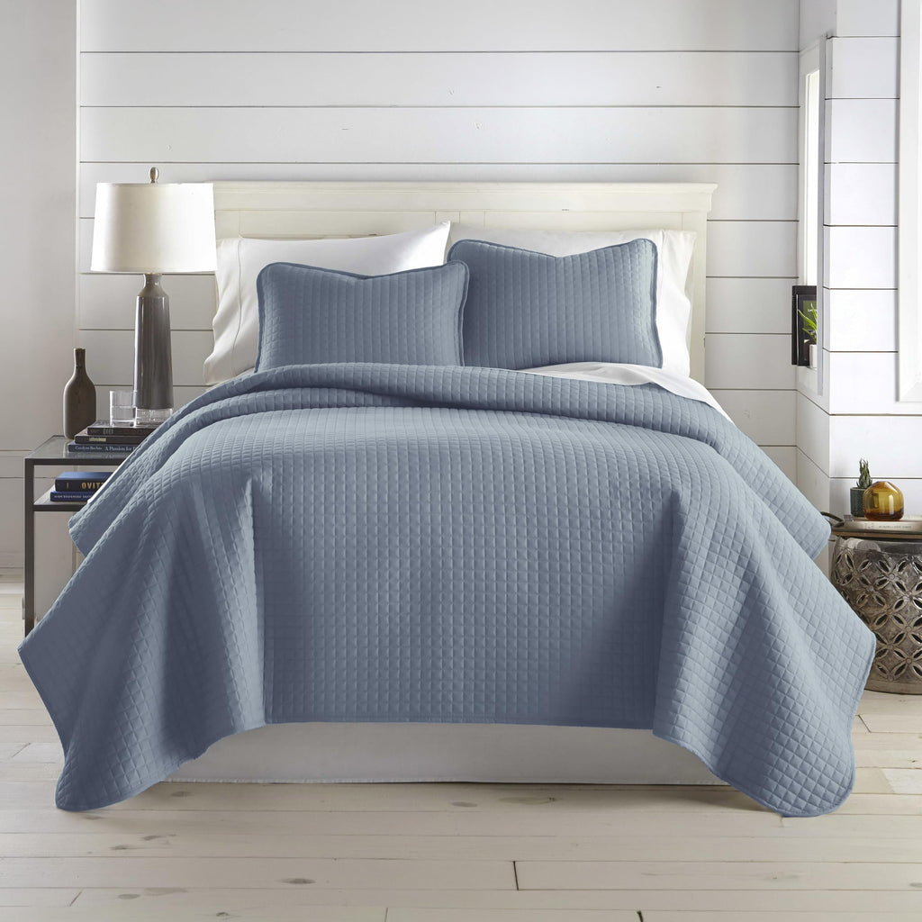 Southshore Fine Living, Inc. XL Twin Quilt Set, Microfiber Quilted Bedspread, White Bedding Twin Coverlet w/Pillow Sham, Pet Hair Resistant Bedding Coverlet Set, Quilted Coverlet, Bright White Quilt