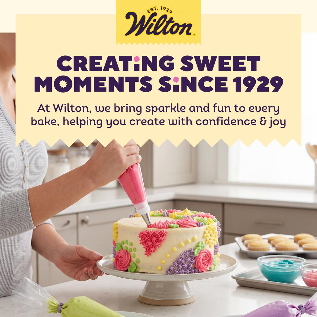 Wilton Disposable Decorating Bags - Piping, Icing & Cake Decorating - Perfect for Baking Creations - Baking Accessories - Packaging May Vary - 12-Inch, 100 Count