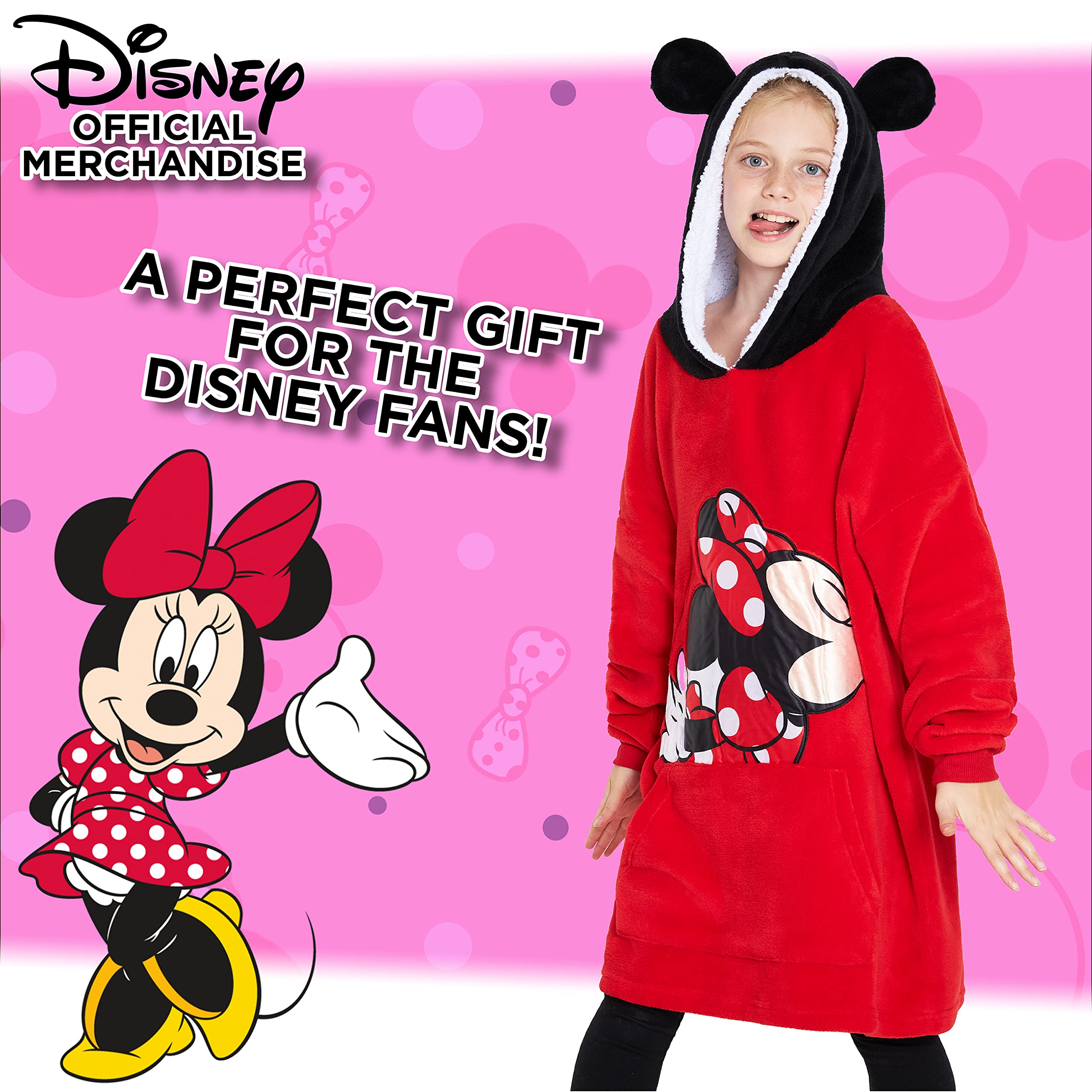 Disney Stitch Blanket Hoodie for Kids Cozy Fleece Wearable Blanket Stitch Gifts