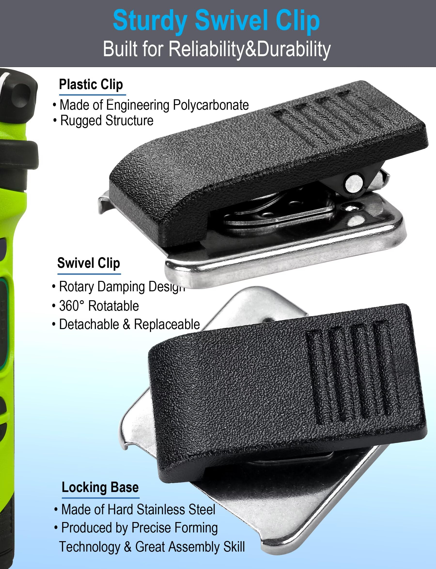 commountain Speaker Mic Compatible for Motorola Radios APX-6000 XPR-7550e APX-8000 (7000 4000) XPR-7350e (7580e 7380e 7550 7350) APX6000 APX7000 APX8000 XPR7550 XPR7550e, Shoulder Microphone