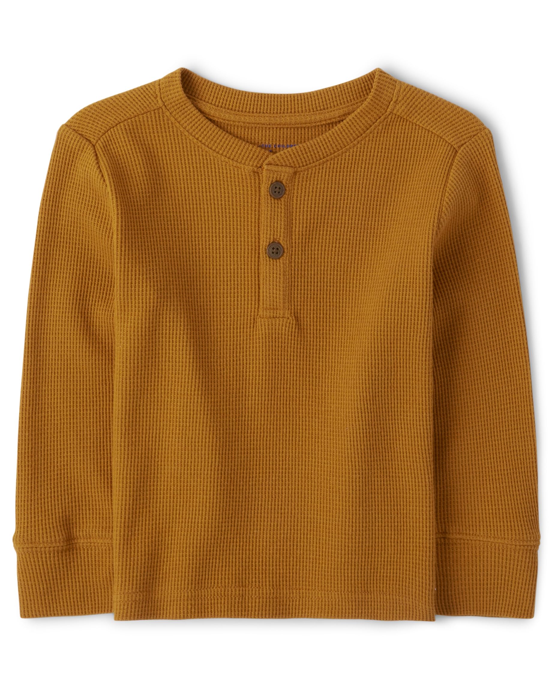 The Children's Place Boys and Toddler Long Sleeve Thermal Henley Shirt