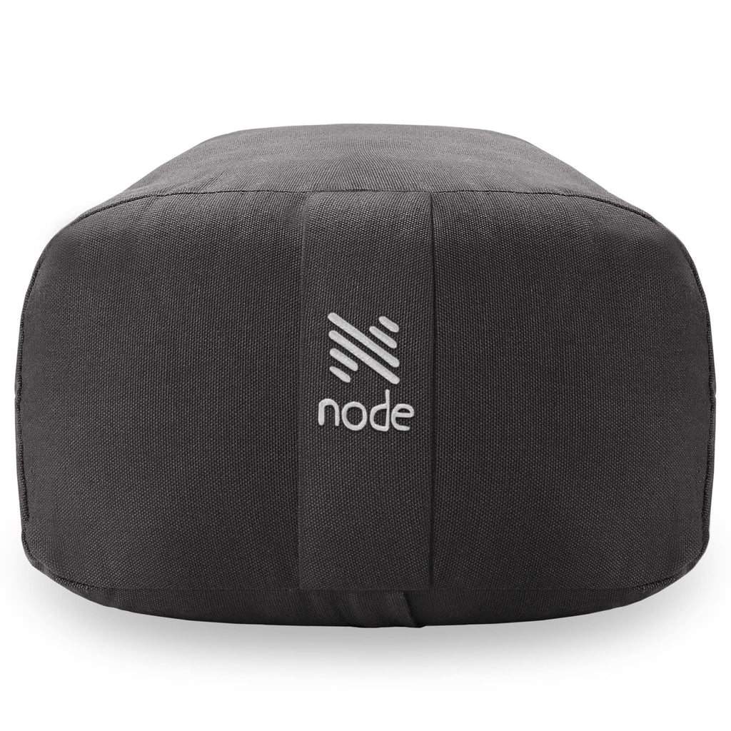 Yoga Meditation Cushion, 25" x 12" Rectangular Bolster with Organic Cotton Cover
