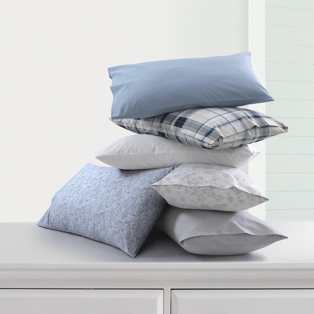 Tribeca Living 1000 Thread Count Egyptian Cotton Sheets King Size - Silky Smooth Sateen Weave for Luxurious Sleep - 22 Inch Deep Pocket 4-Piece Set in Classic Blue