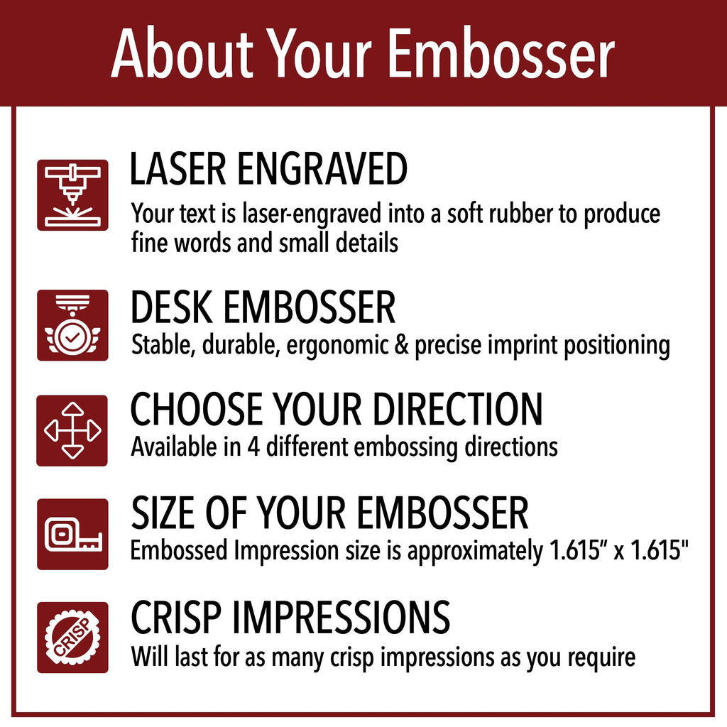 Generic Notary Acknowledgement Stamp | Official State Notary Stamp | Official Seals | Meets State Specifications (Acknowledgement Stamp, Rectangular Stamp)