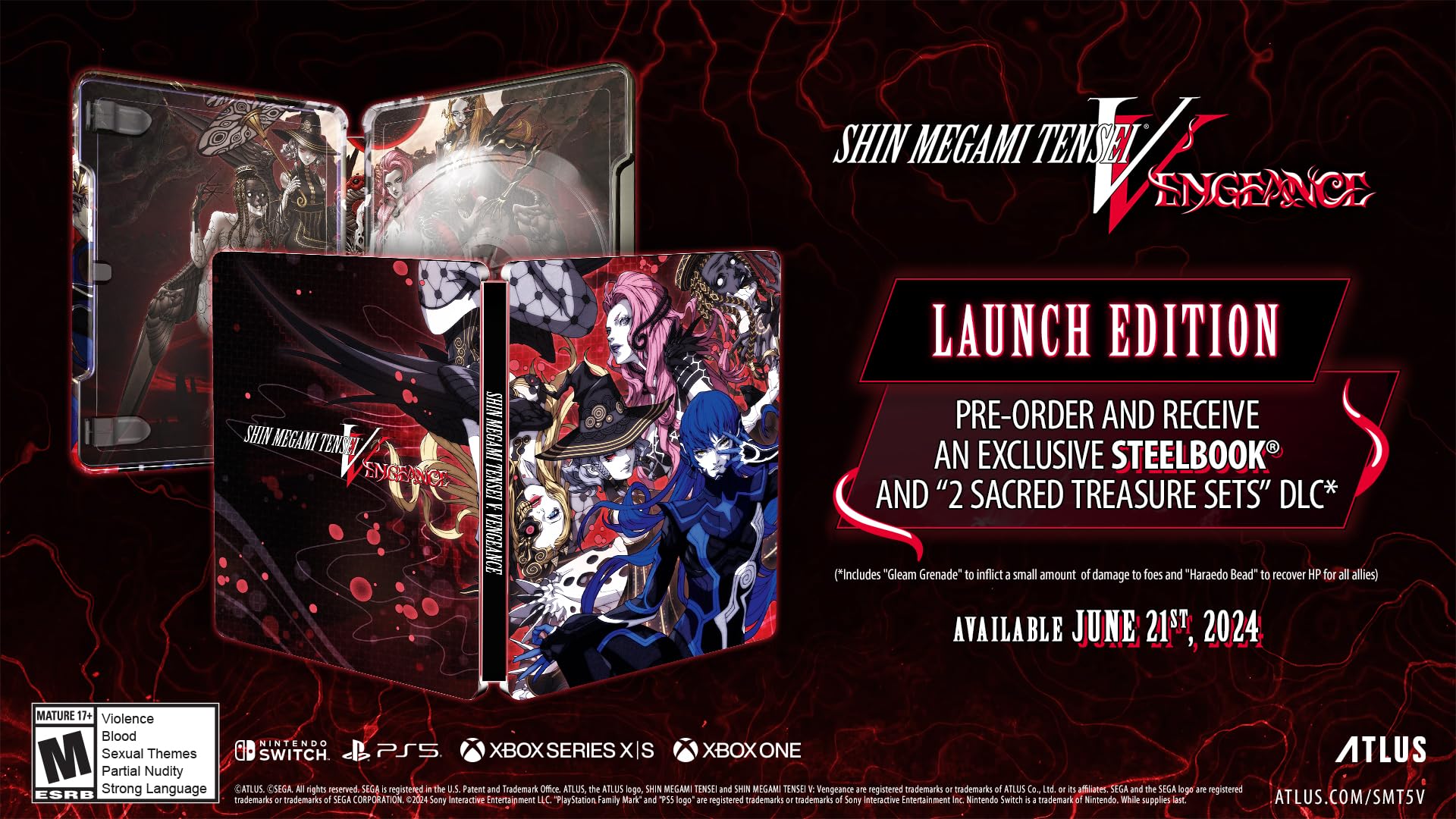 Shin Megami Tensei V: Vengeance Steelbook Launch Edition - PlayStation 5