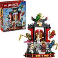 LEGO NINJAGO Ninja Character Display 15th Anniversary Building Toy for Kids, Ages 14+ - Ninja Playset W/Elemental Master of Lightning + 7 Minifigures - Gift Idea for Teen Boys & Girls - 71866