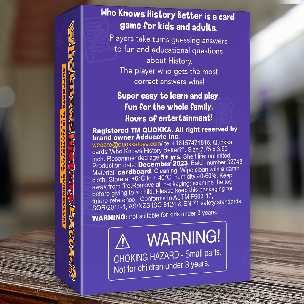 Family Board Games for Kids and Adults - Trivia Card Games for Kids 8-12 and Adults - Who Knows Me Better for Family Game Night - 500+ Facts Questions from Ages 6-8 — Fun Travel Car Activities for 5+