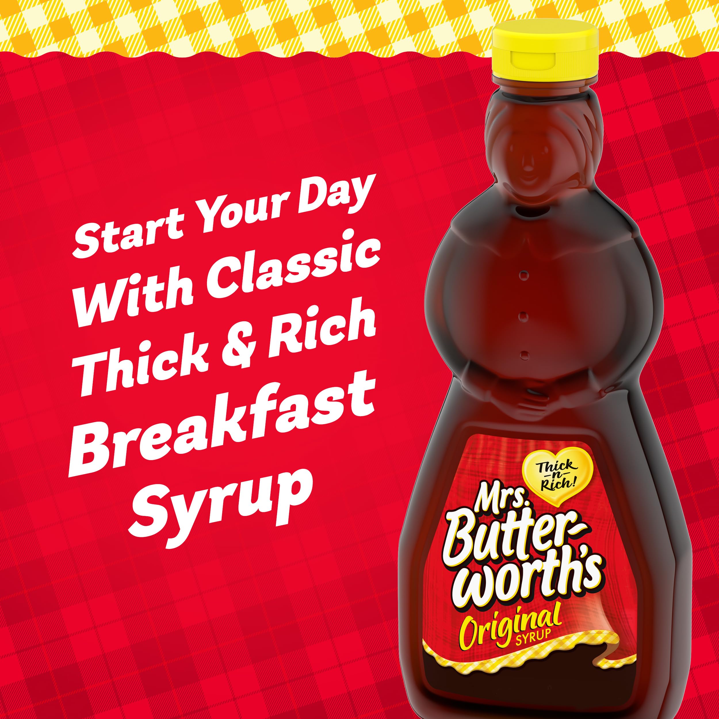 Mrs. Butterworth's Original Thick and Rich Pancake Syrup, 12 oz