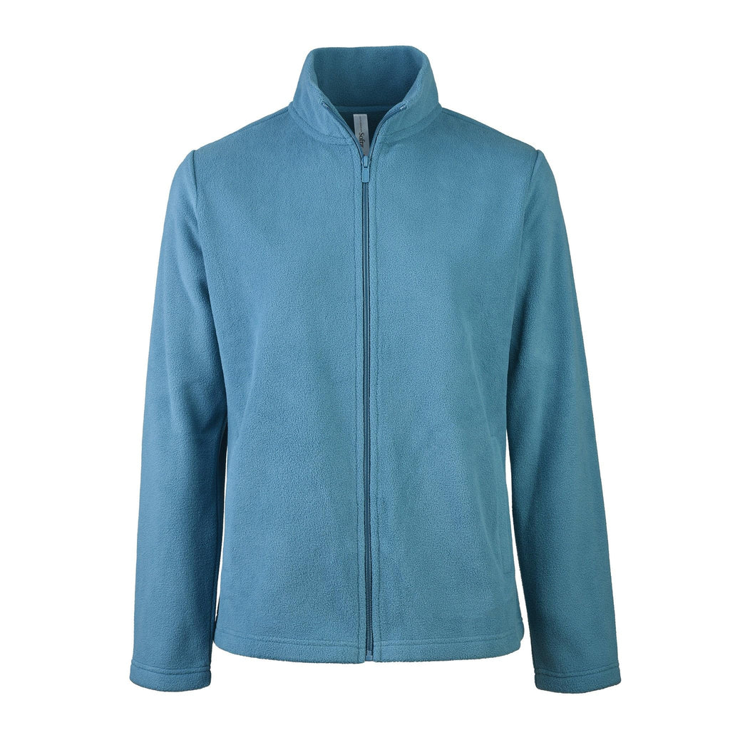 Sofra Women's Polar Fleece Full Zip Up Winter Jacket