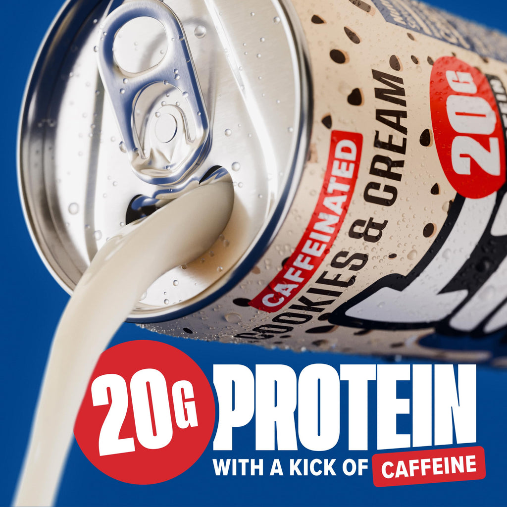 Spylt High Protein Milk - 6 Flavor Variety Pack with 60mg Caffeine & 20g Protein - 90 Calories, Ready to Drink, Sugar Free, Lactose Free Milk, Perfect for Workout Recovery & Afternoon Pick Me Up - 12 Count - Packaging May Vary