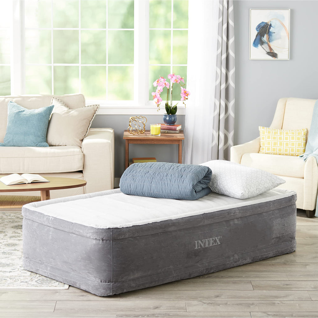 Intex Dura-Beam Deluxe Comfort Plush Elevated Airbed Series