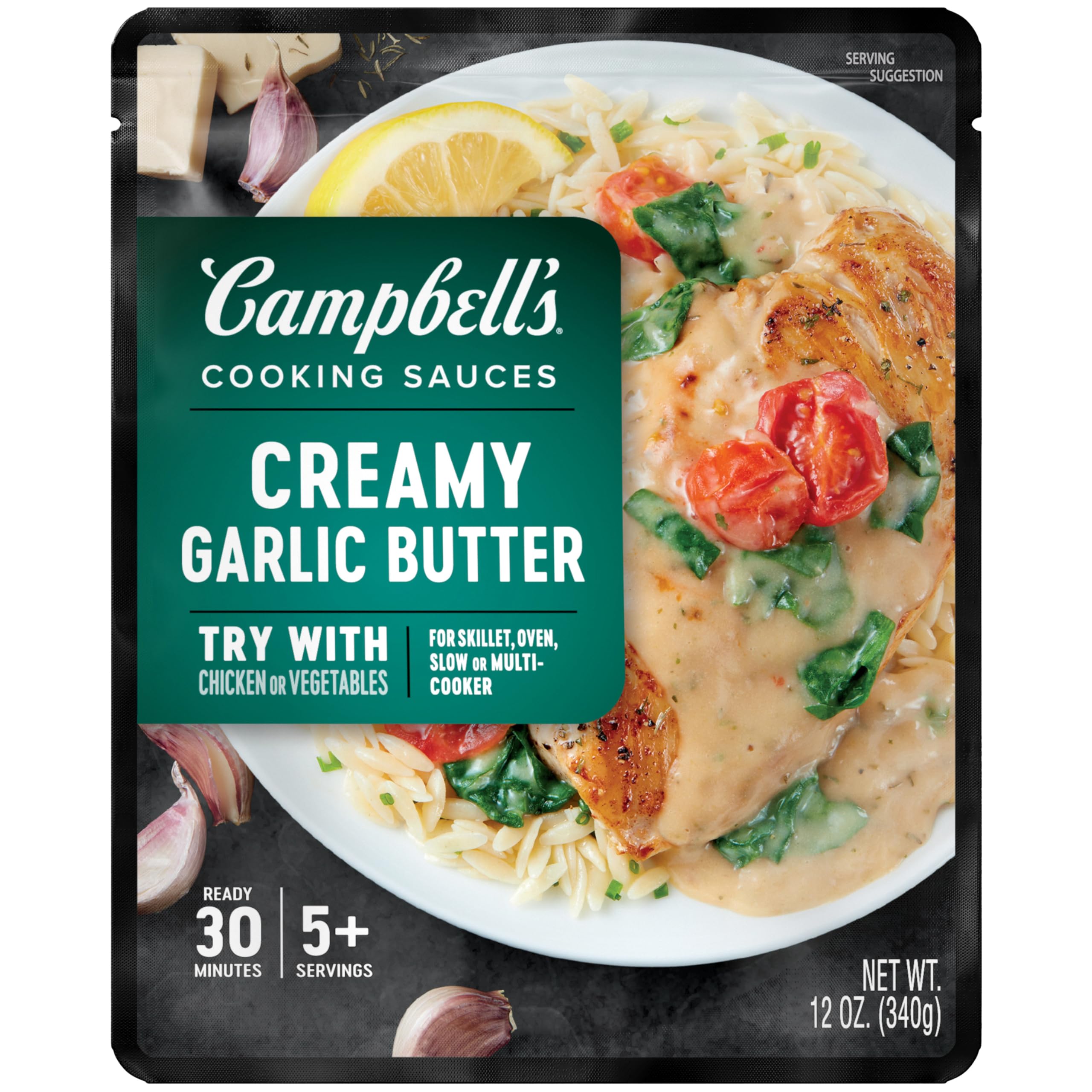 Campbell's Cooking Sauces, Hearty Beef Stew, 12 Oz Pouch