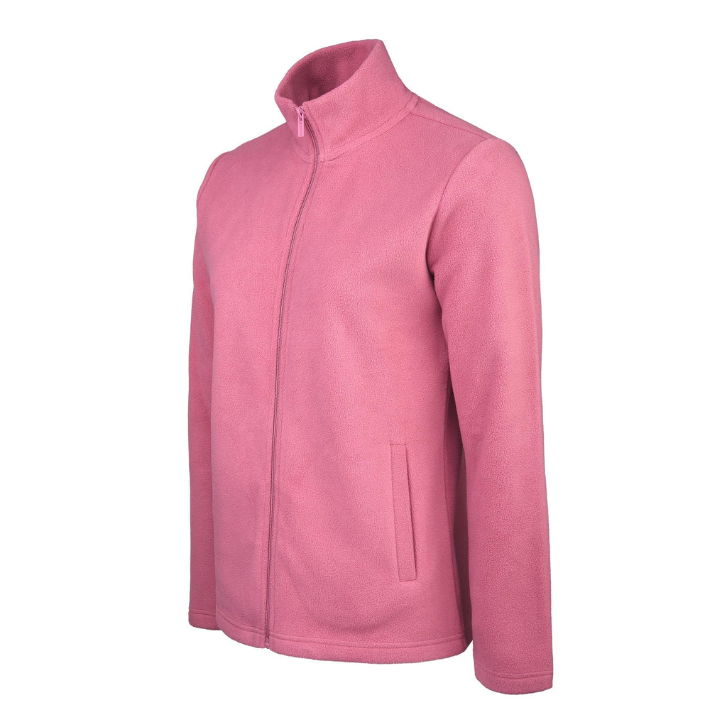 Sofra Women's Polar Fleece Full Zip Up Winter Jacket