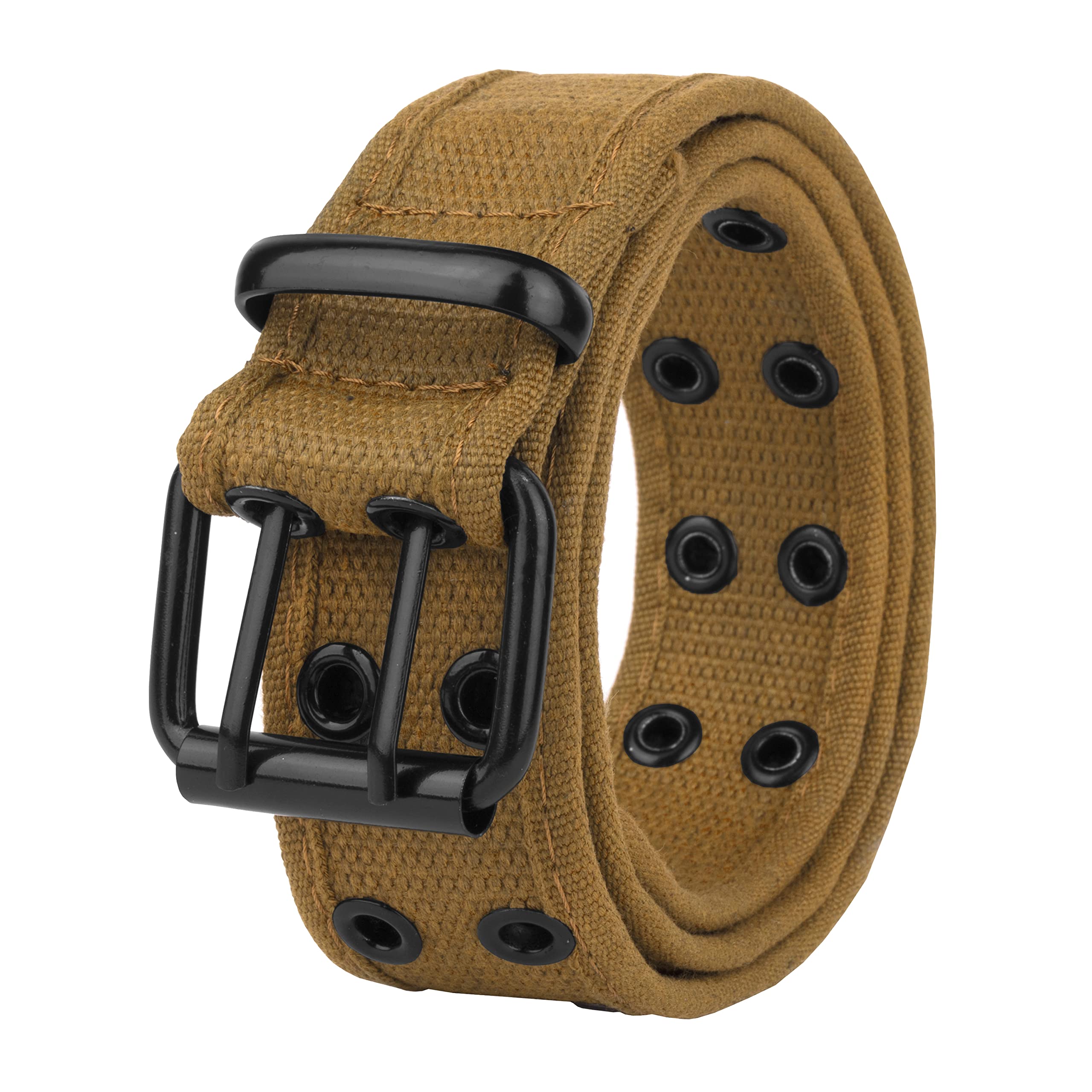 Gelante Canvas Double Grommet Hole Belt 12 Colors