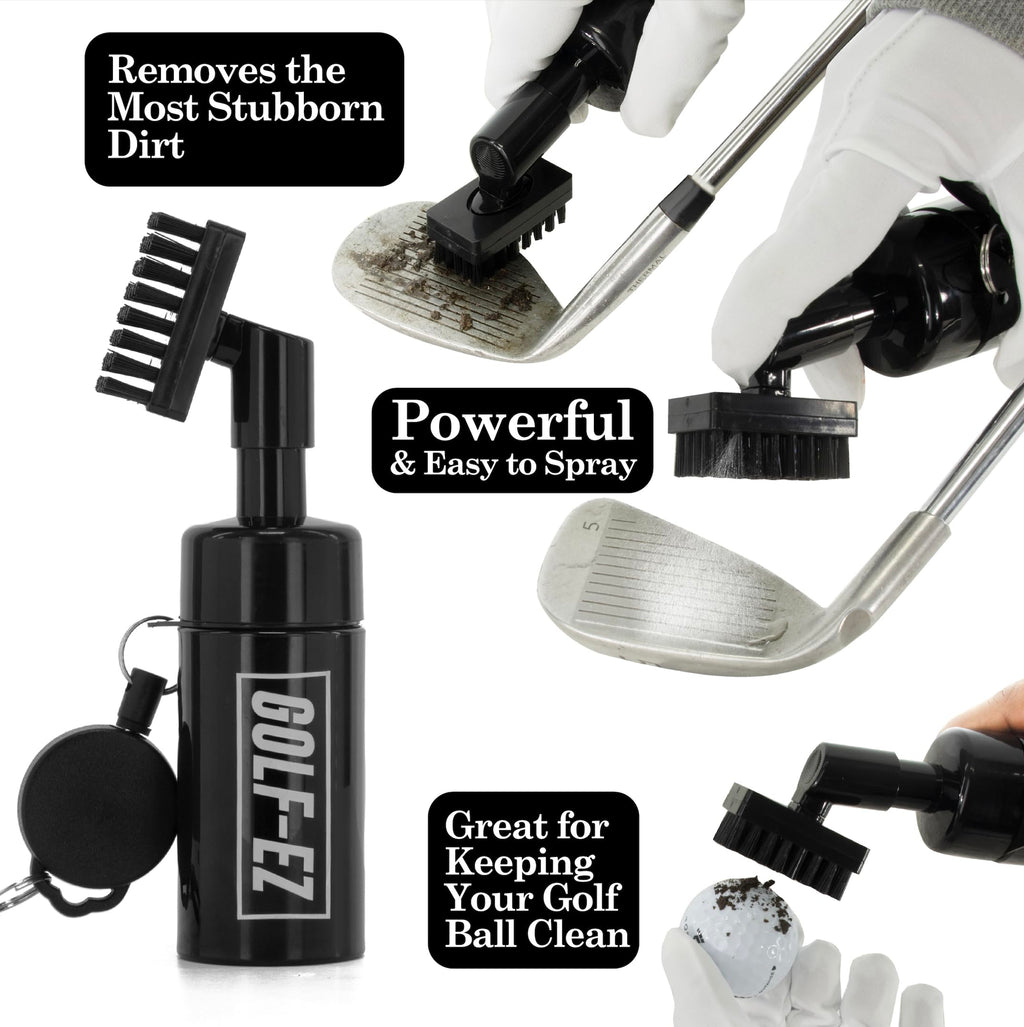 Golf Essentials Kit | Must-Have Accessories – Water Brush, Towel, Club Brush, Ball Marker, Divot Repair Tool, Ball & Tee Holder, Golf Gifts for Men & Women