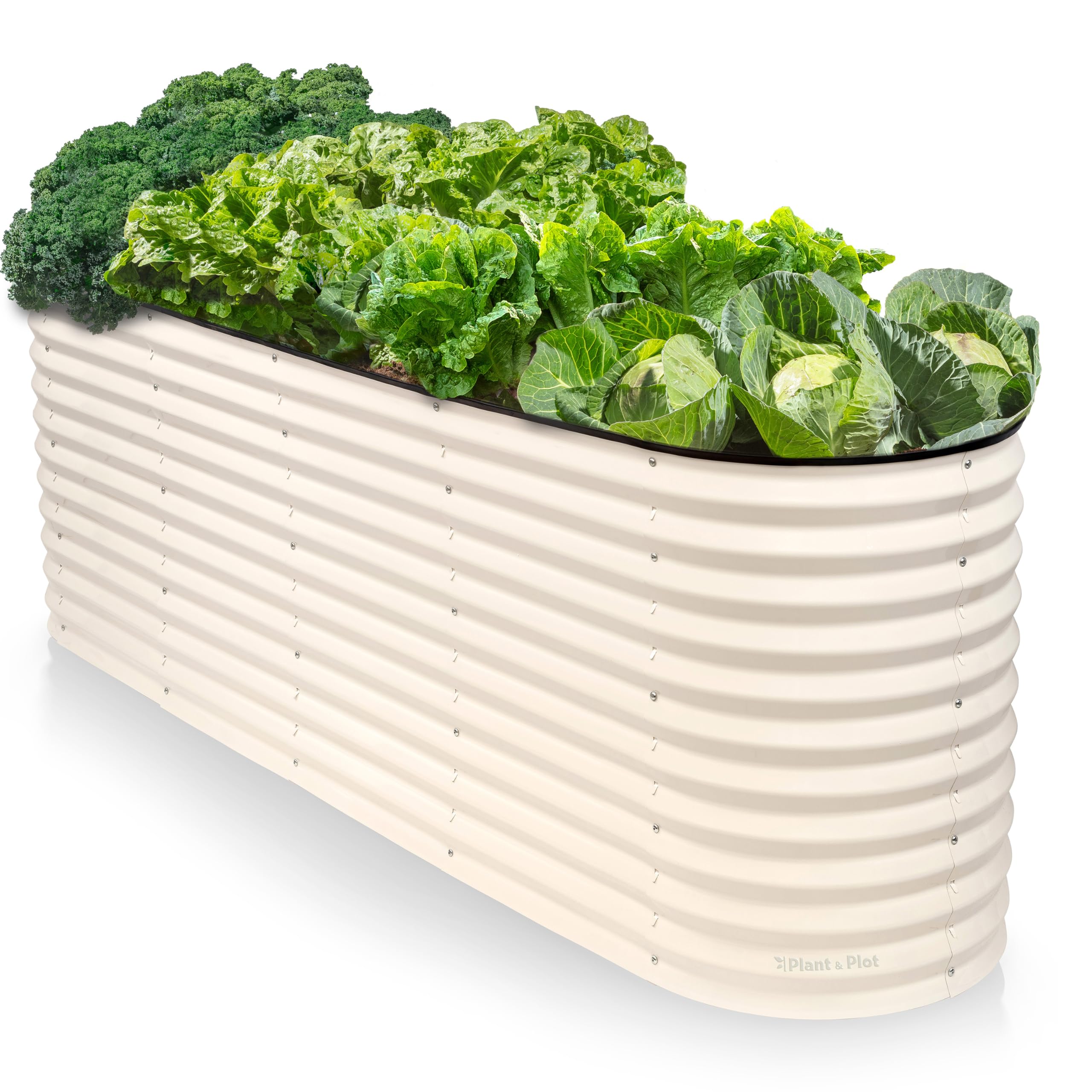 9-in-1 Galvanized Steel Raised Garden Bed // 8×2×1.5 ft Modular Planter for Gardening, Vegetables, Flowers // 18" Tall Metal Raised Garden Beds Outdoor (Dark Green) // Patented Design Planter Box