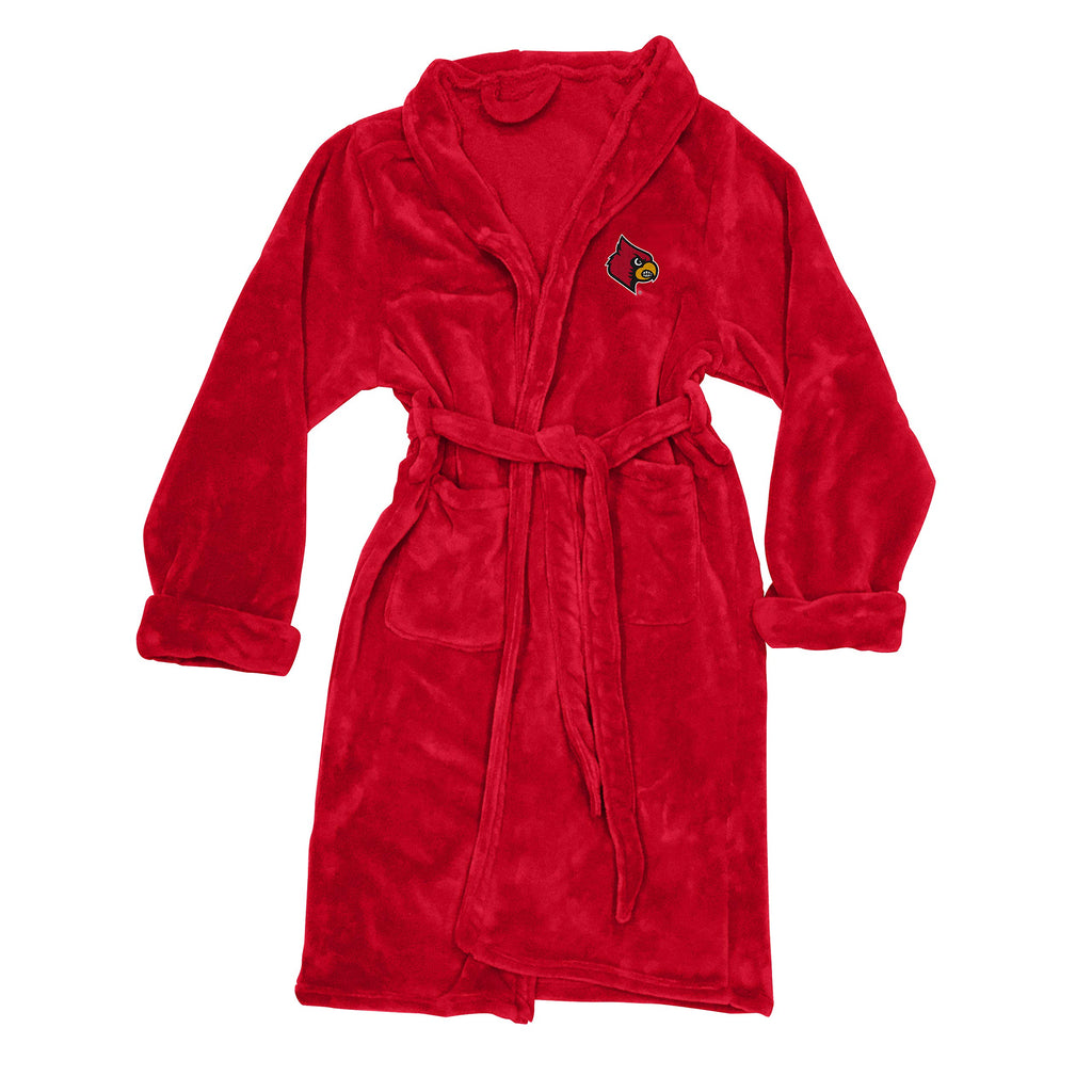 Northwest NCAA Adult Unisex Silk Touch Bathrobe, Officially Licensed Loungewear, Soft Plush Polyester
