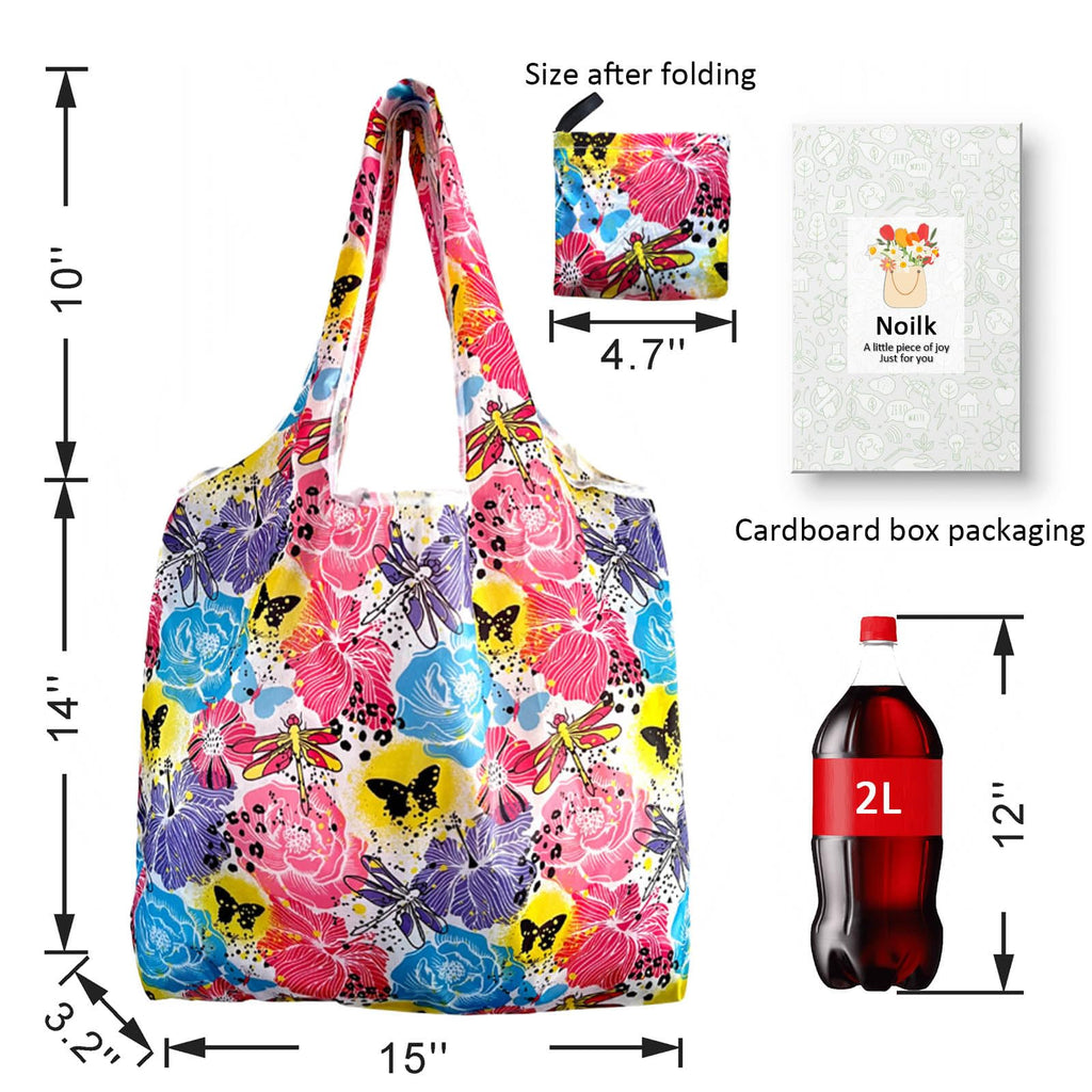 Bolsas de compras reutilizables para comestibles, paquete de 4 de 50 libras bolsas plegables grandes y lavables para mercado, compactas para un fácil almacenamiento, bolsas de tela ligeras y